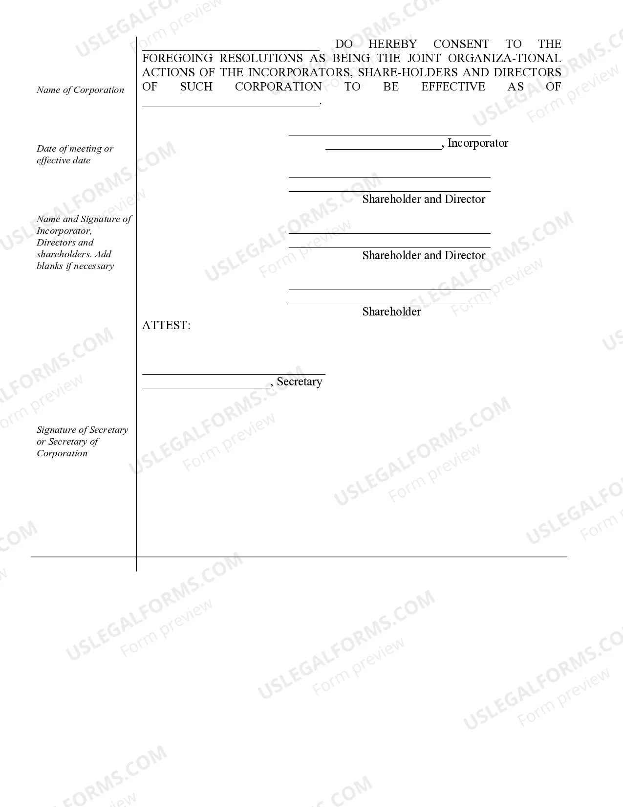 Preview Corporate Records Maintenance Package for Existing Corporations