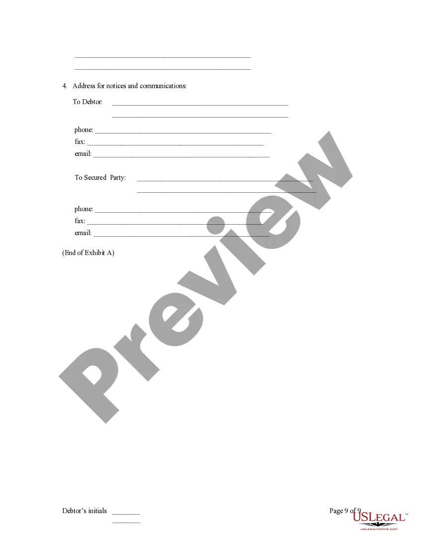 Preview Personal Property Security Agreement