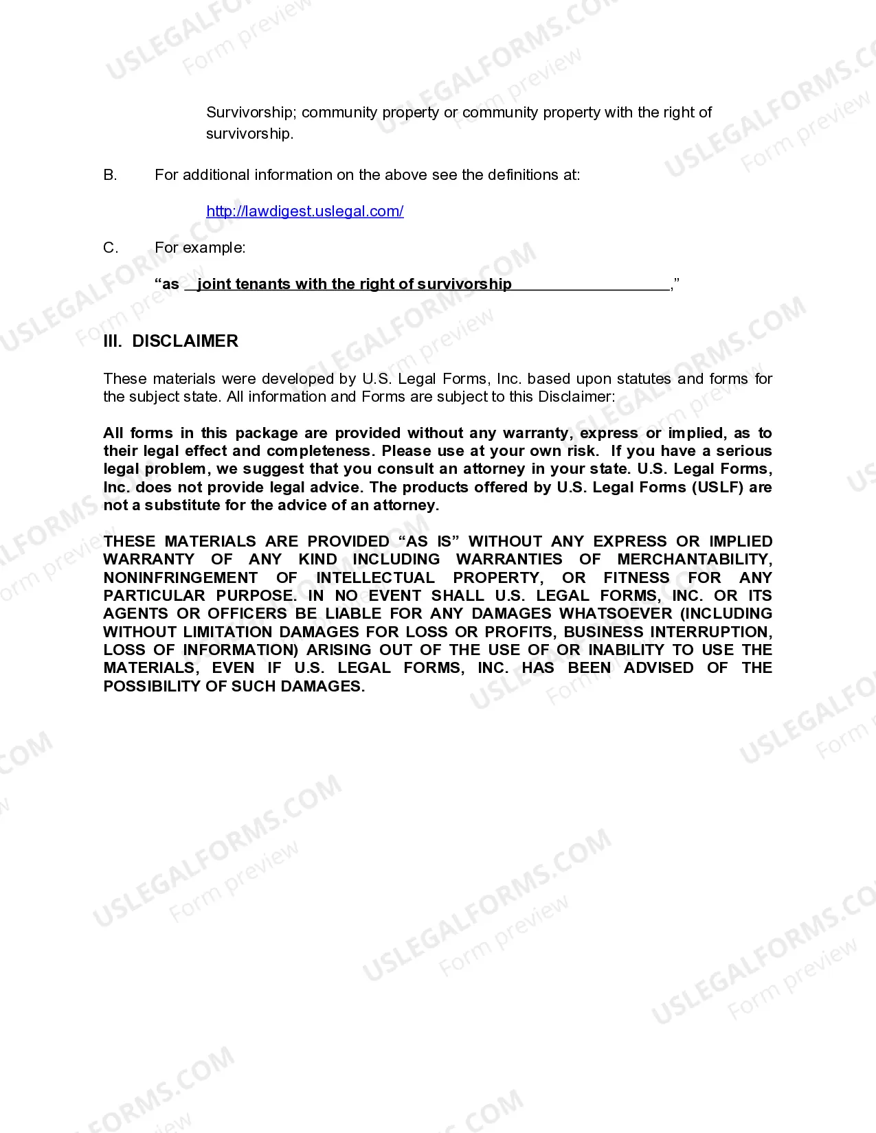 Preview Special Warranty Deed from Husband & Wife / Two Individuals to Husband & Wife / Two Individuals