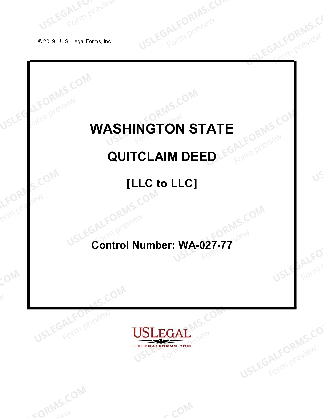 Washington Quitclaim Deed | US Legal Forms