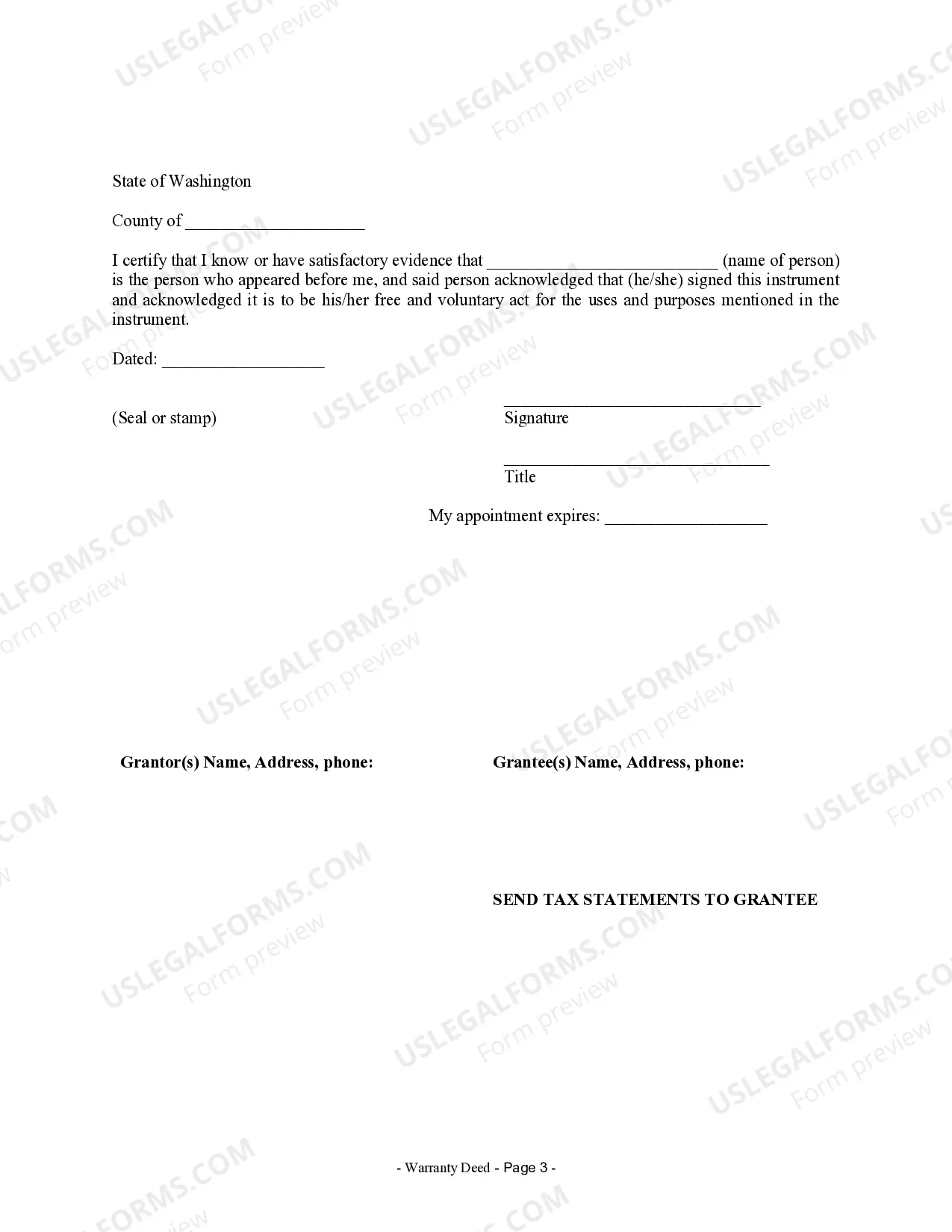 Preview Warranty Deed from two Individuals to Husband and Wife