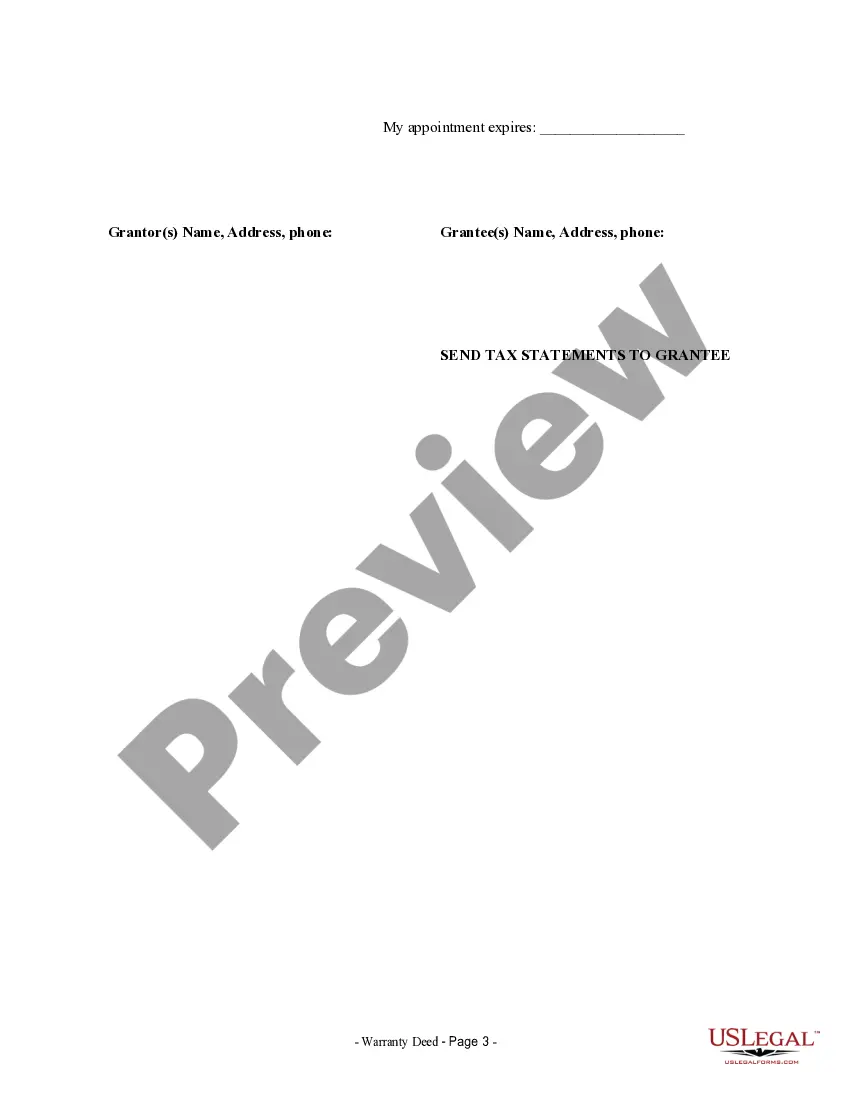 Preview Warranty Deed from two Individuals to LLC