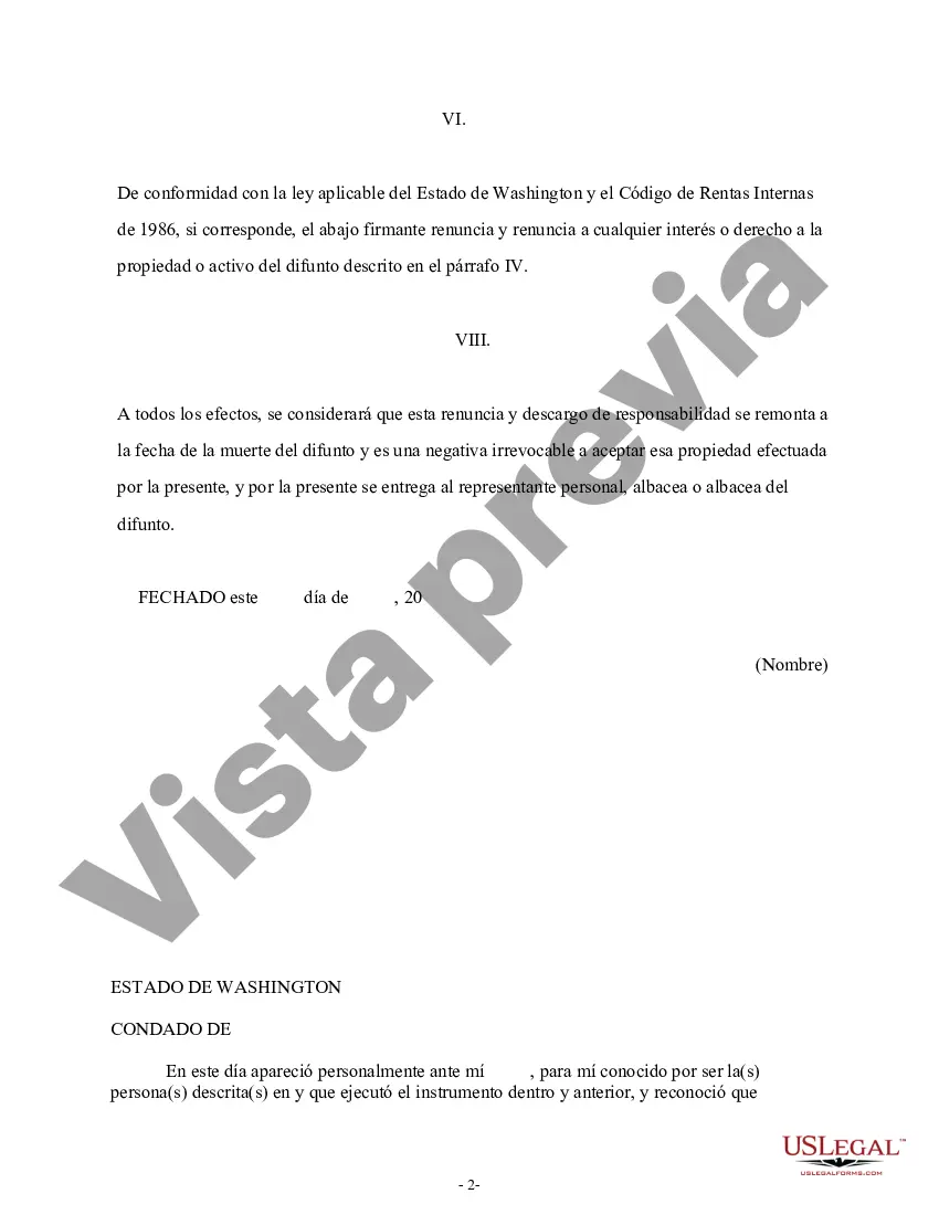 Preview Renuncia y renuncia de propiedad - Interés de propiedad comunitaria