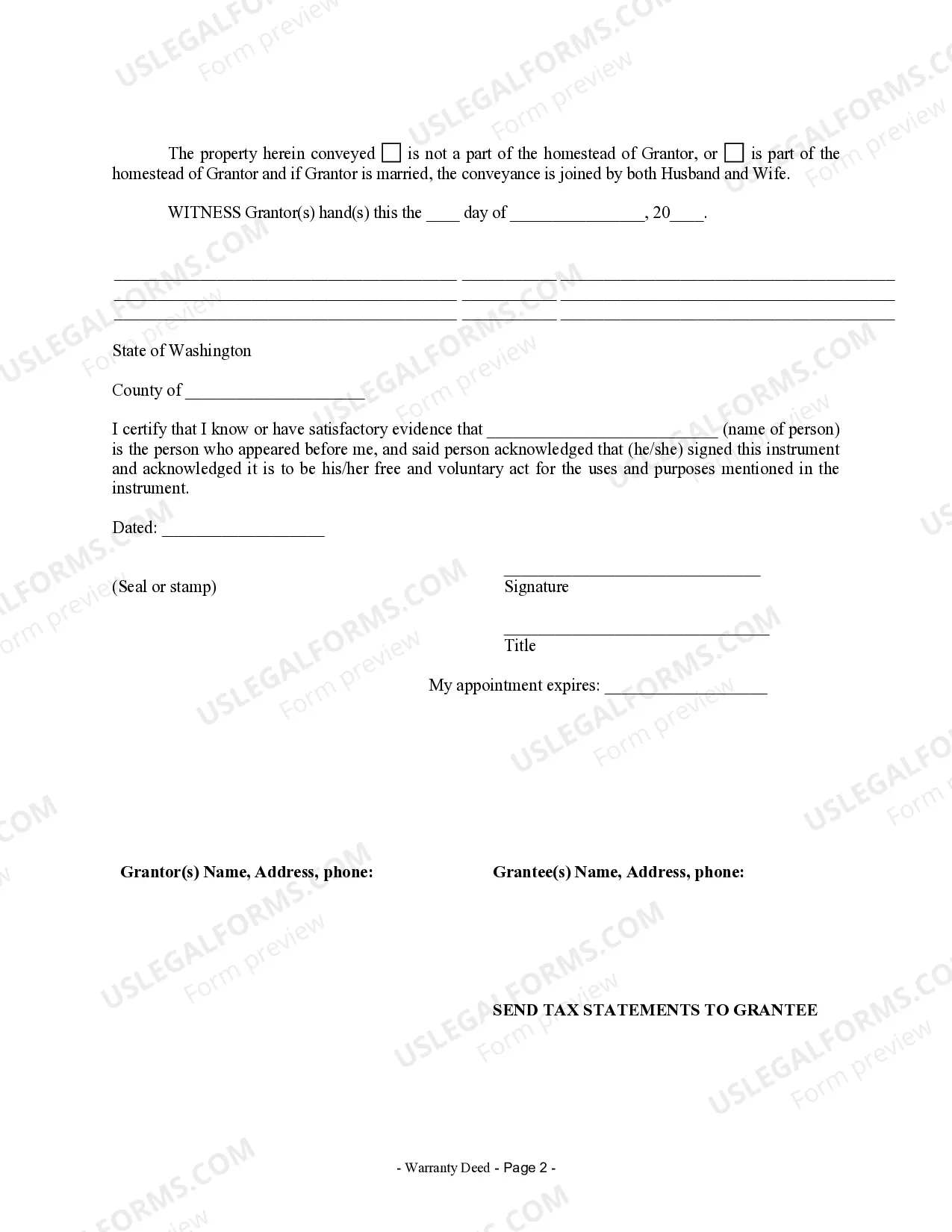 Preview Warranty Deed from Individual to LLC