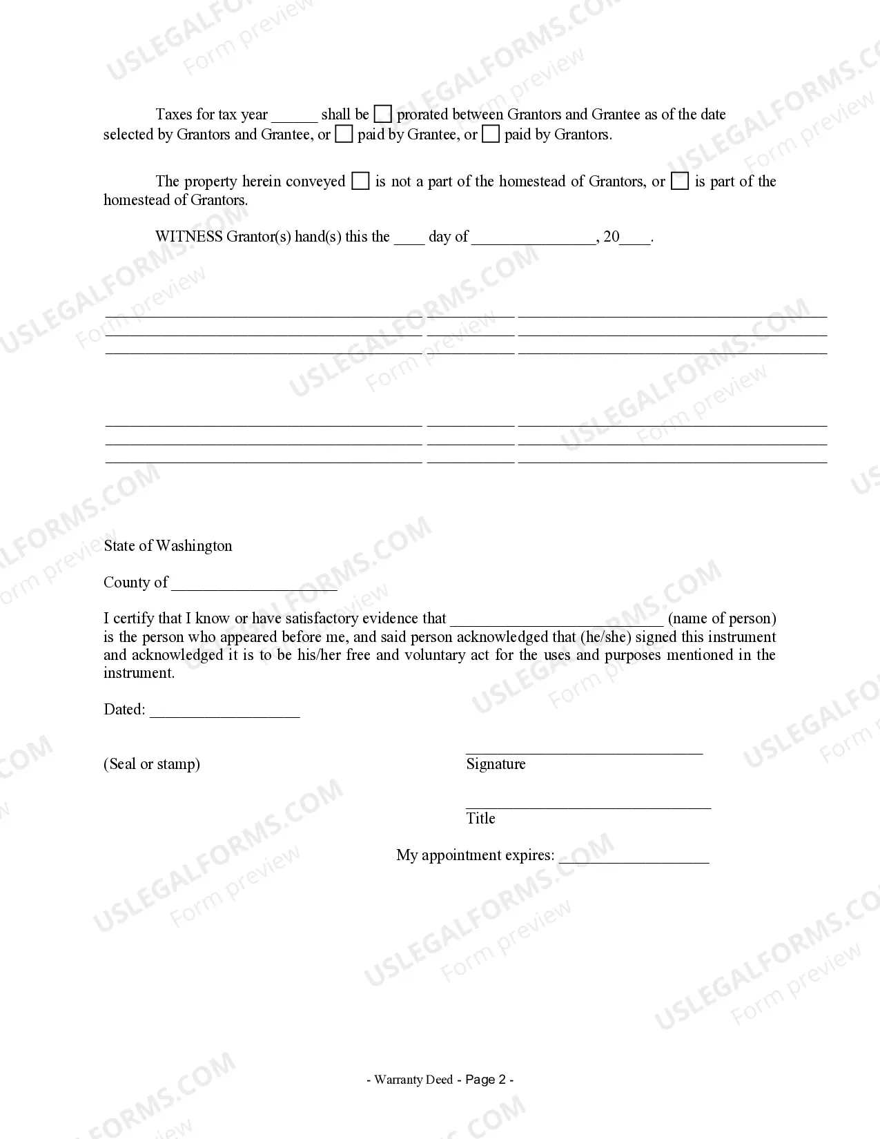 Preview Warranty Deed from Husband and Wife to Corporation