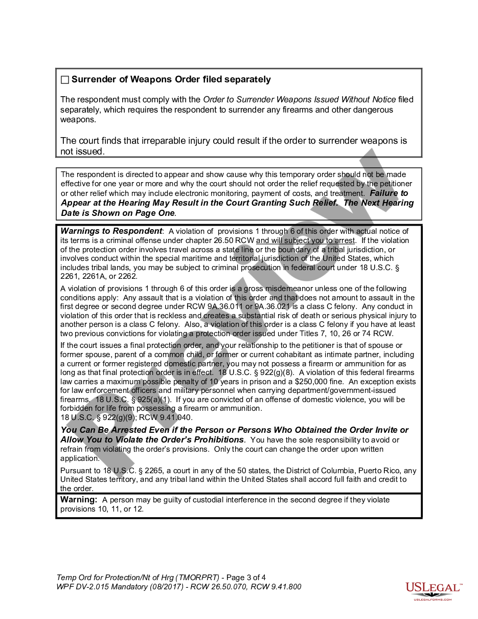 page 2 WPF DR 04.0120 - Declaration in Support of Parenting Plan - DCLR preview