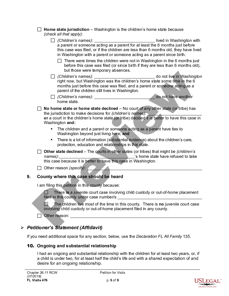 page 4 WPF CU 03.0300 - Petition for Visitation Rights - PT preview