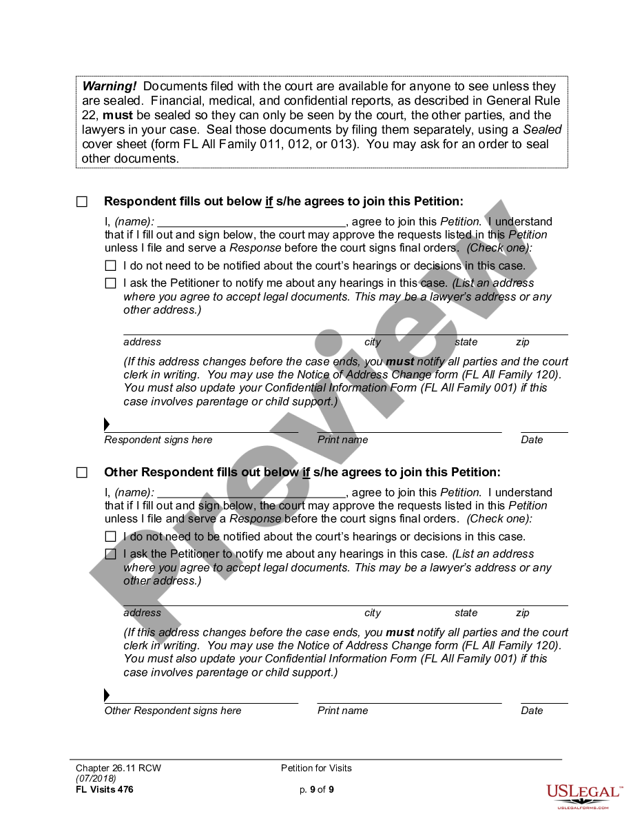 page 8 WPF CU 03.0300 - Petition for Visitation Rights - PT preview
