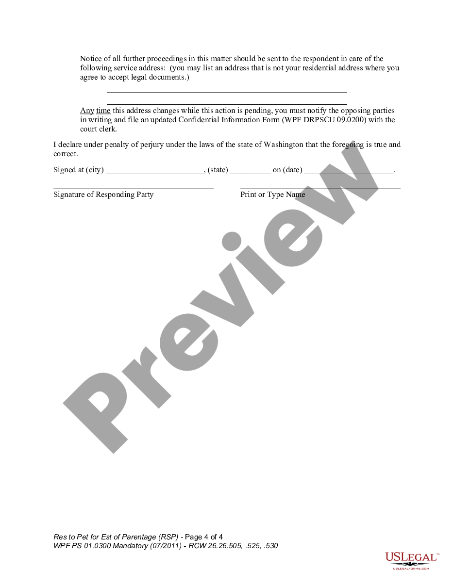 page 3 WPF PS 01.0300 - Response to Petition for Establishment of Parentage - RSP preview