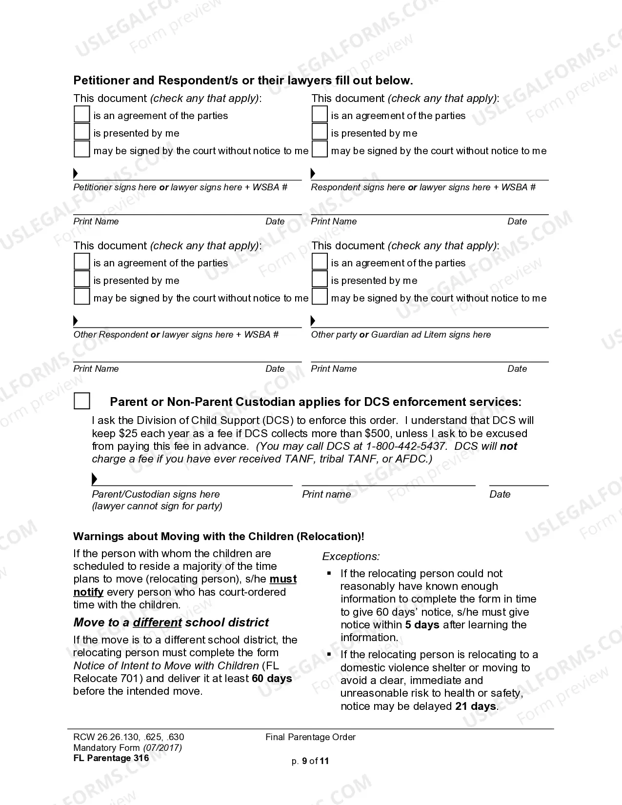 Preview WPF PS 04.0200 - Judgment and Order Determining Parentage and Granting Additional Relief - JDOEP