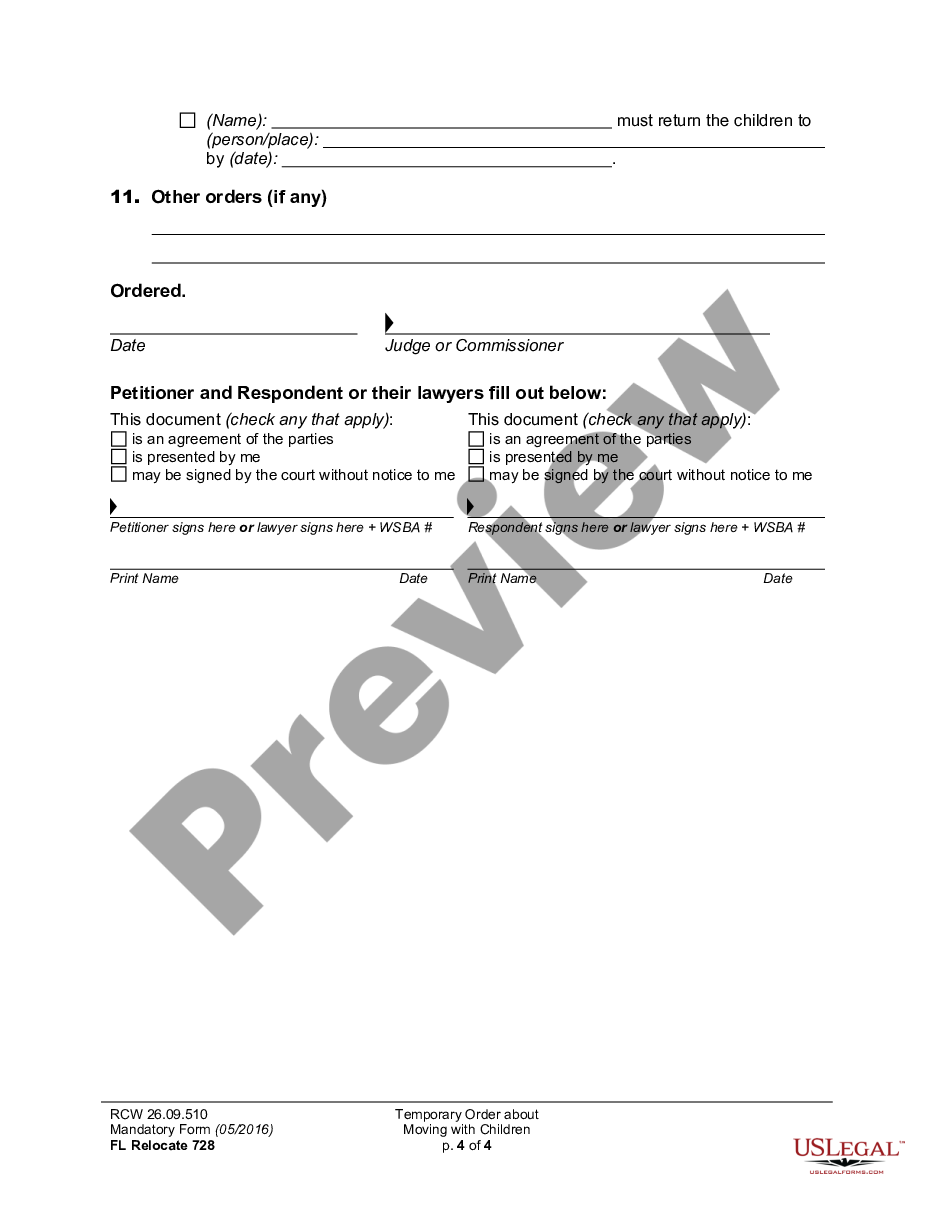 page 3 WPF DRPSCU07.0890 - Temporary Order regarding Relocation of Children preview