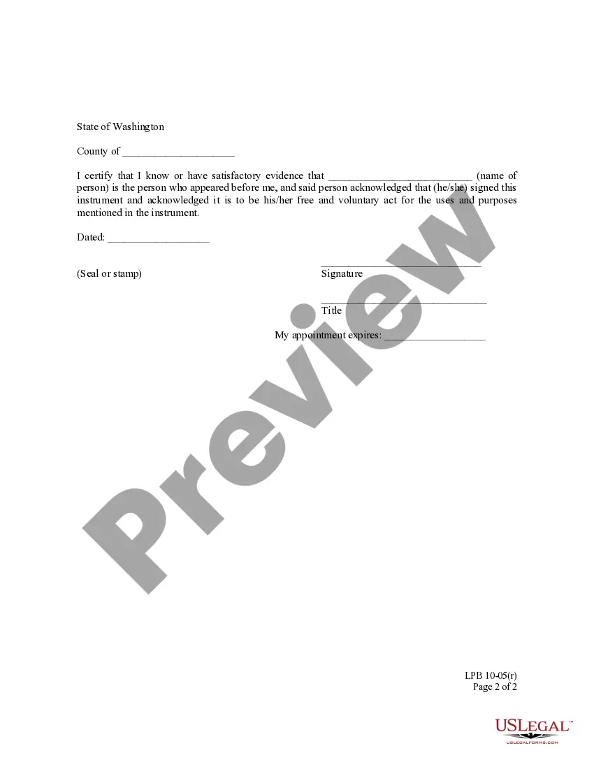 Get Statutory Warranty Deed - with representative acknowledgment Preview Statutory Warranty Deed - with representative acknowledgment