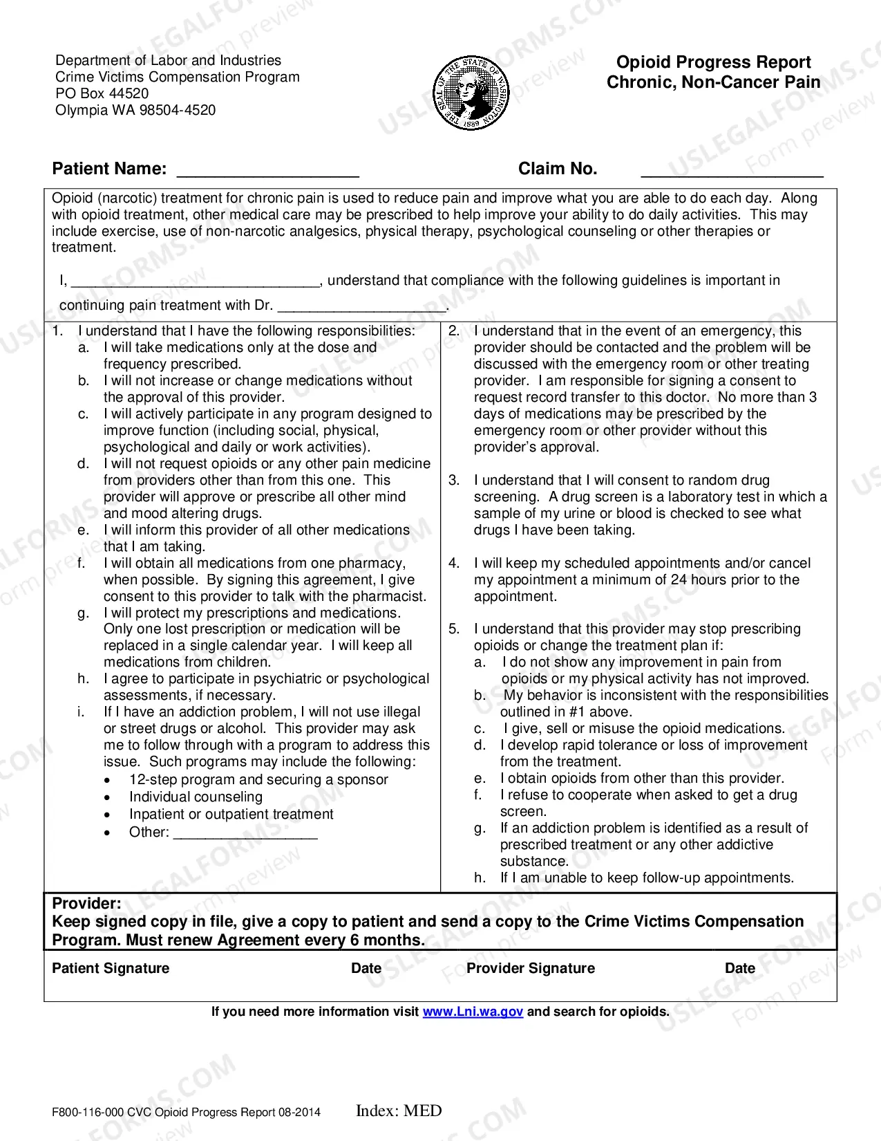Preview Opioid Progress Report