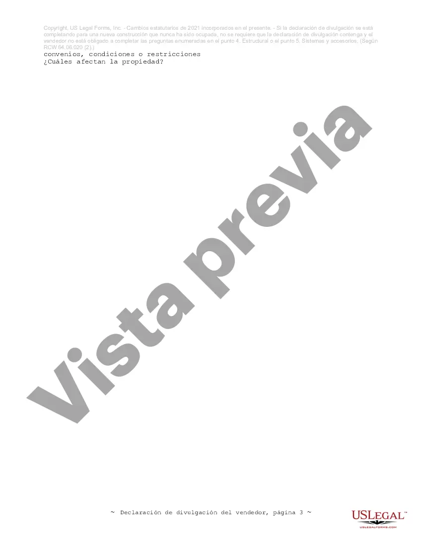 Preview Declaración de Divulgación de Ventas de Bienes Raíces Residenciales