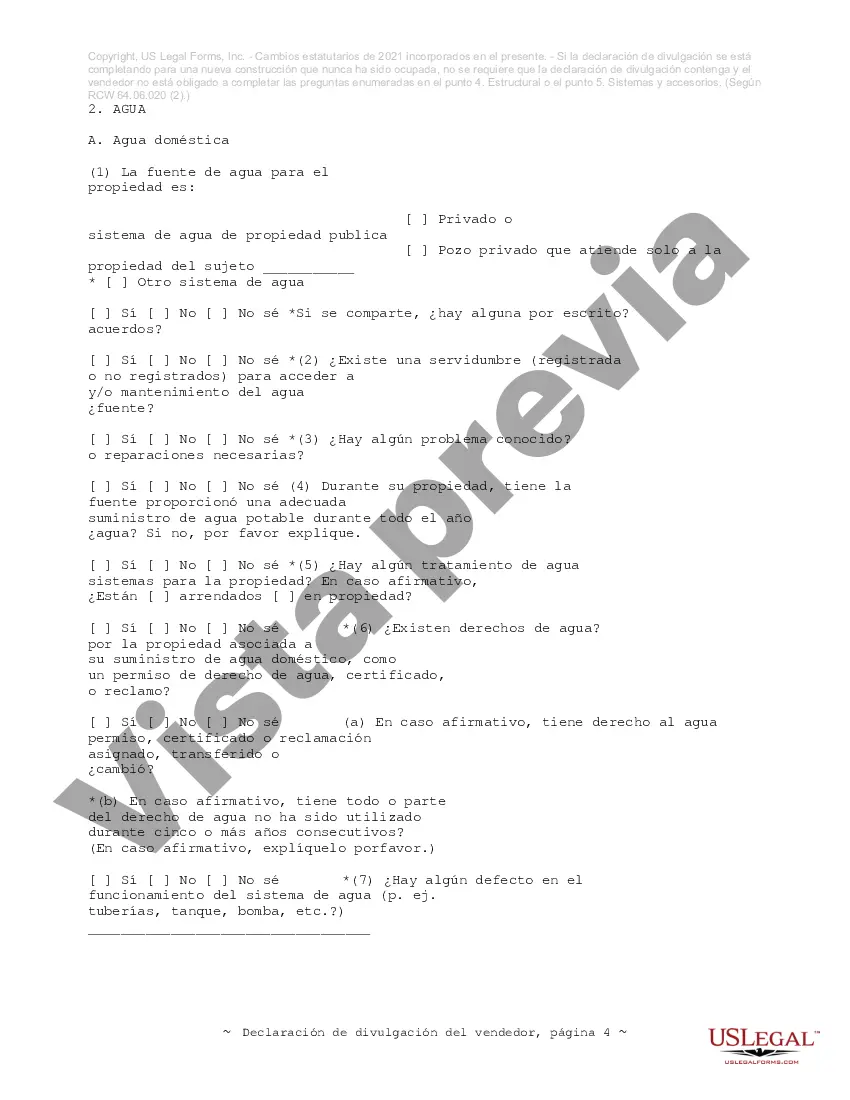 Preview Declaración de Divulgación de Ventas de Bienes Raíces Residenciales