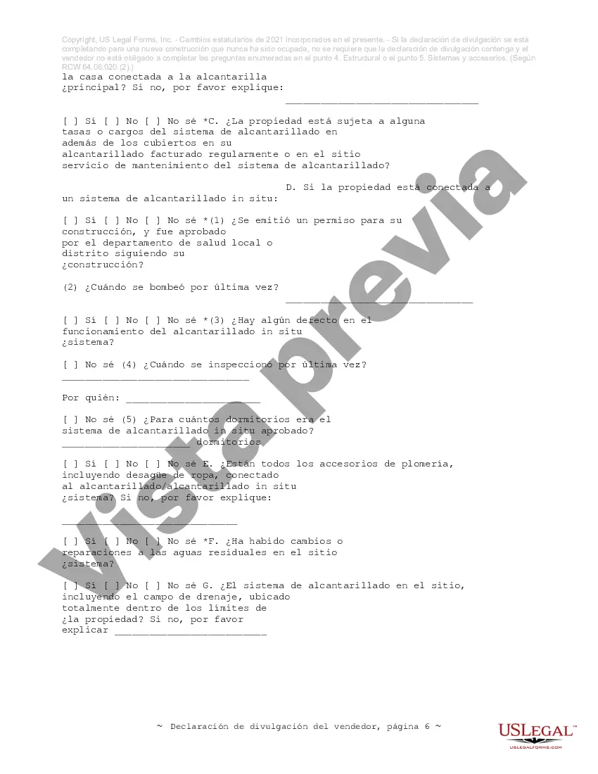 Preview Declaración de Divulgación de Ventas de Bienes Raíces Residenciales