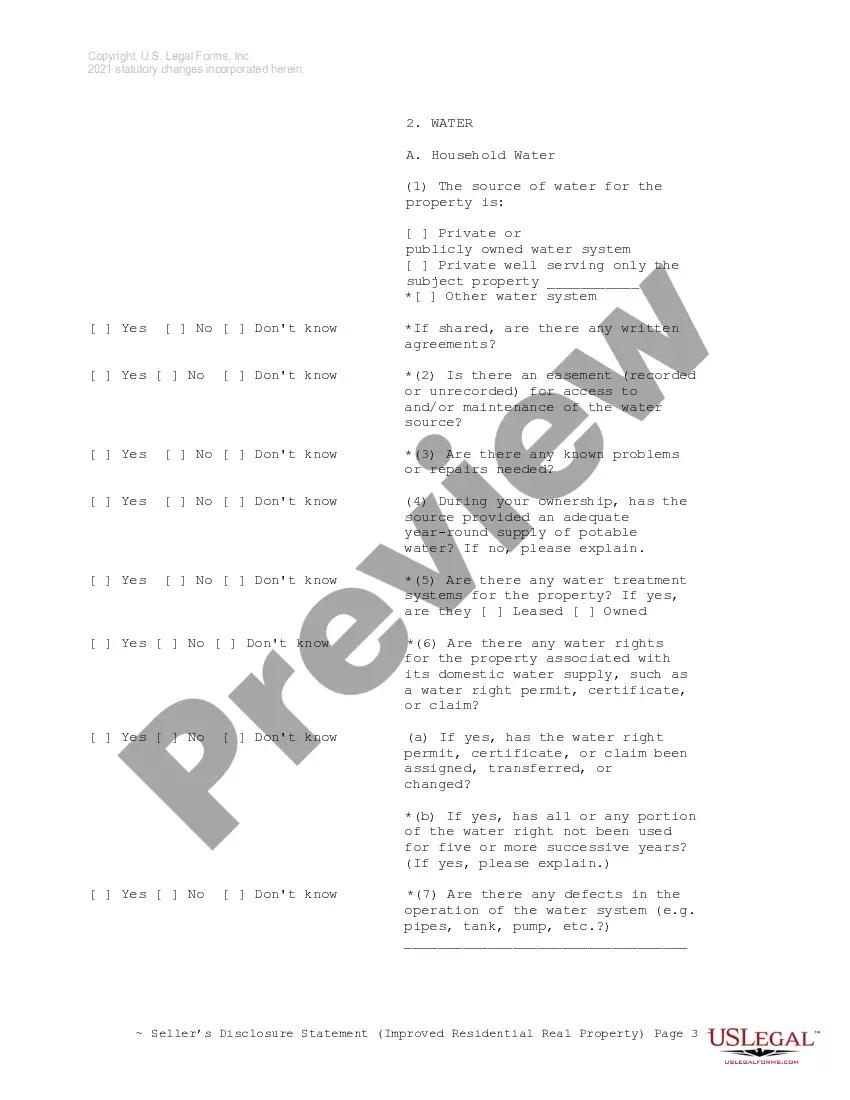 Get Residential Real Estate Sales Disclosure Statement Preview Residential Real Estate Sales Disclosure Statement