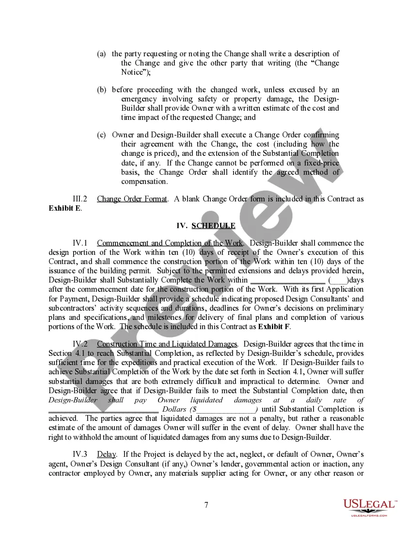 Get Cost Plus Residential Design-Build Contract Preview Cost Plus Residential Design-Build Contract