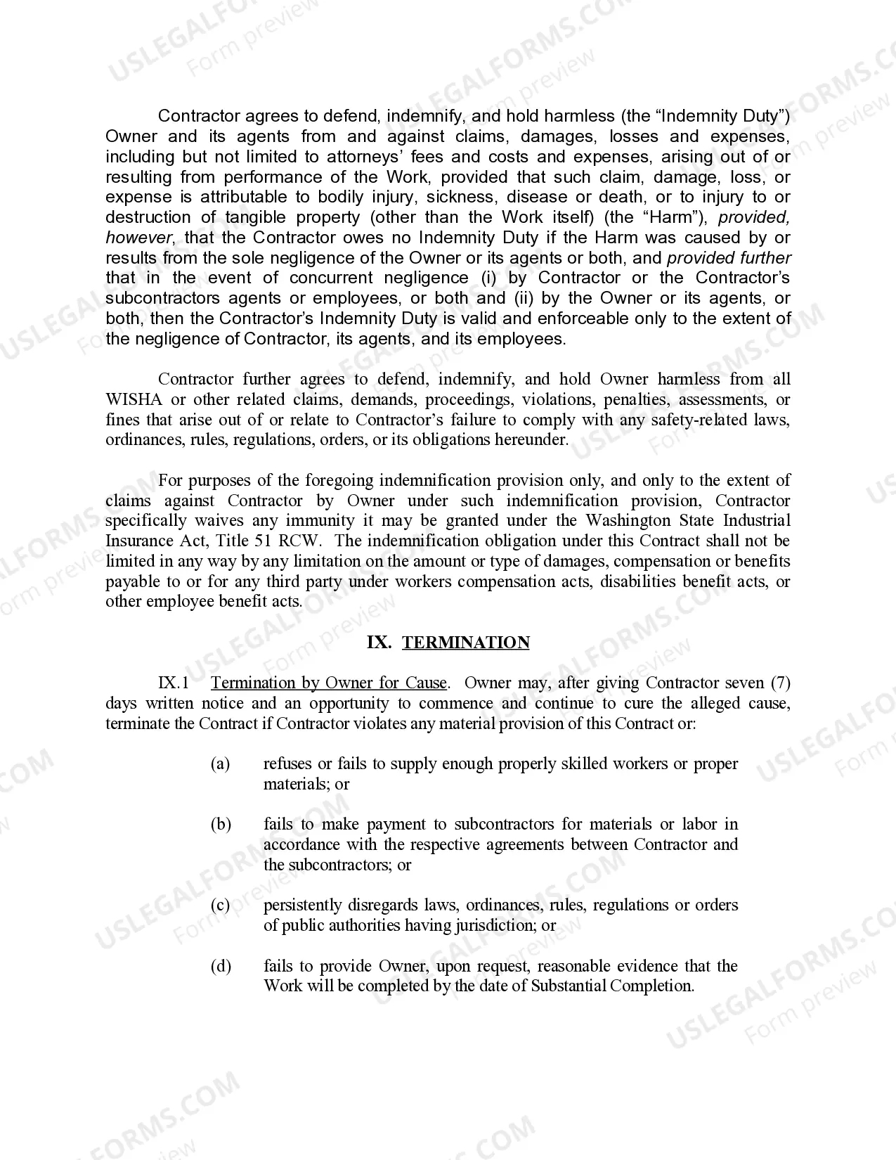 Preview Residential Construction Contract - Lump Sum