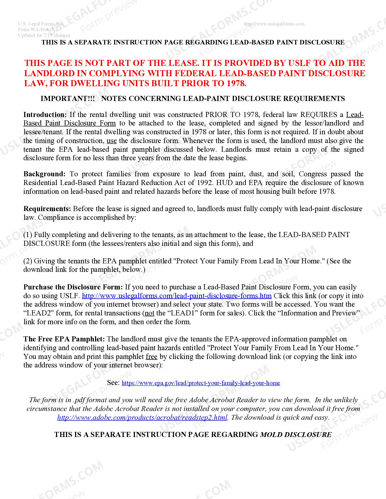 Preview Residential Lease or Rental Agreement for Month to Month