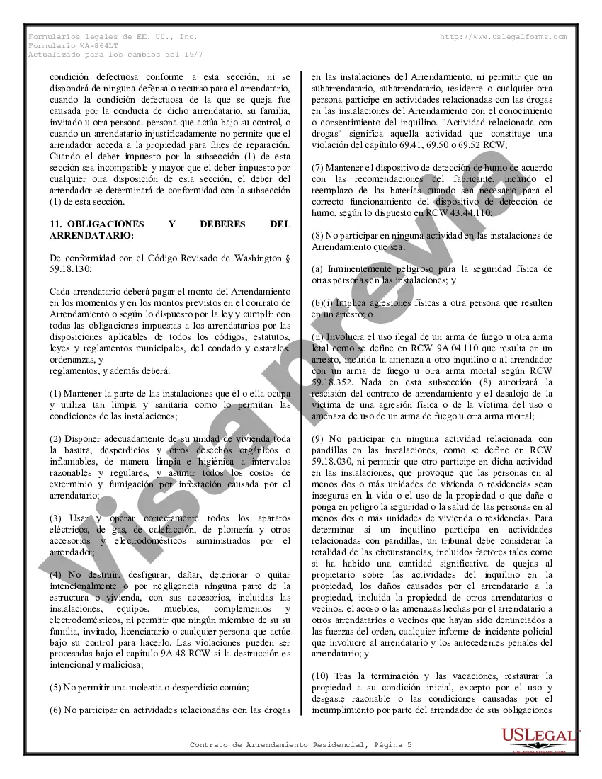 Preview Contrato de arrendamiento de alquiler residencial