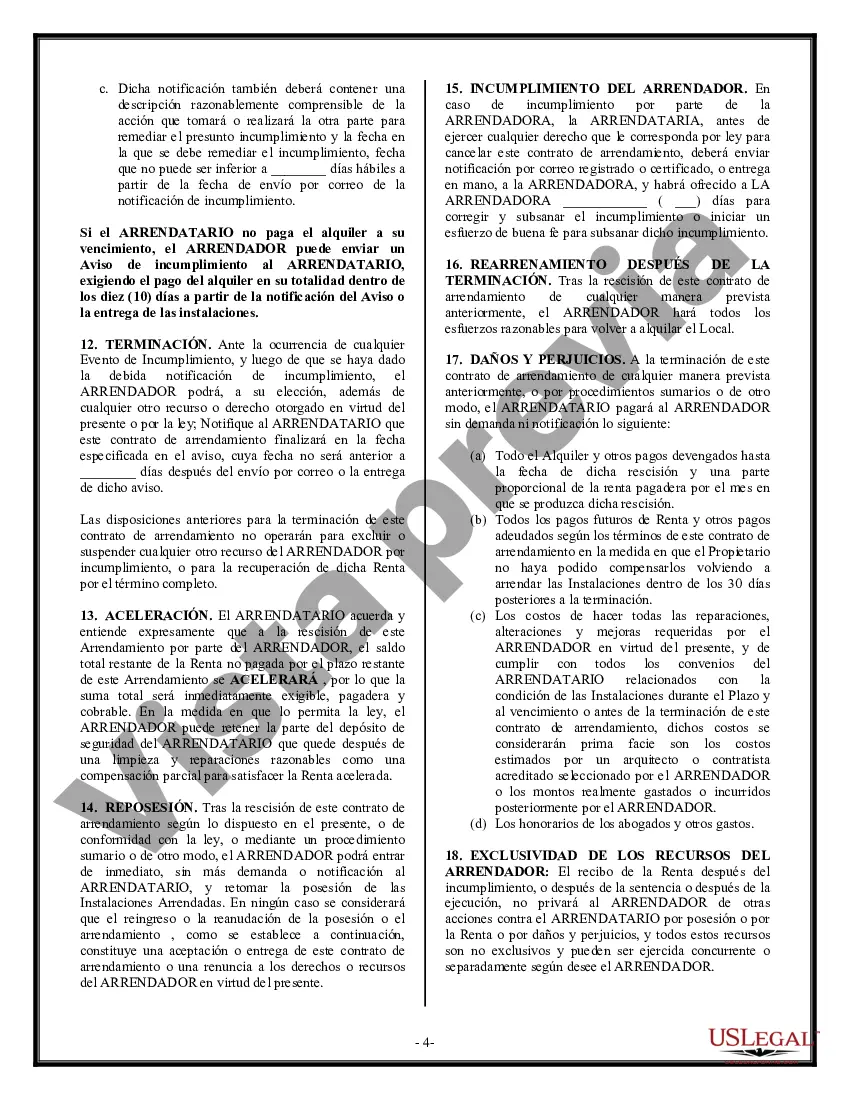 Preview Arrendamiento de edificio o espacio comercial