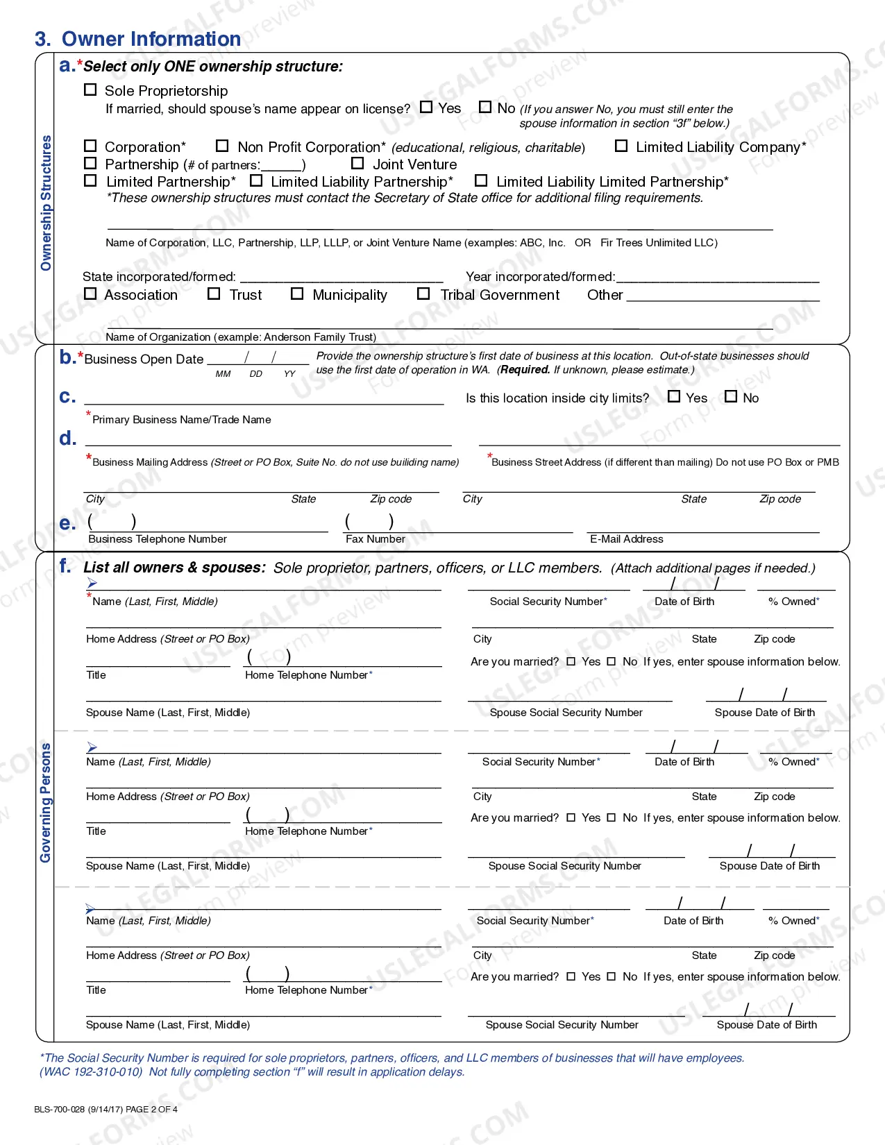 Preview Master Business Application
