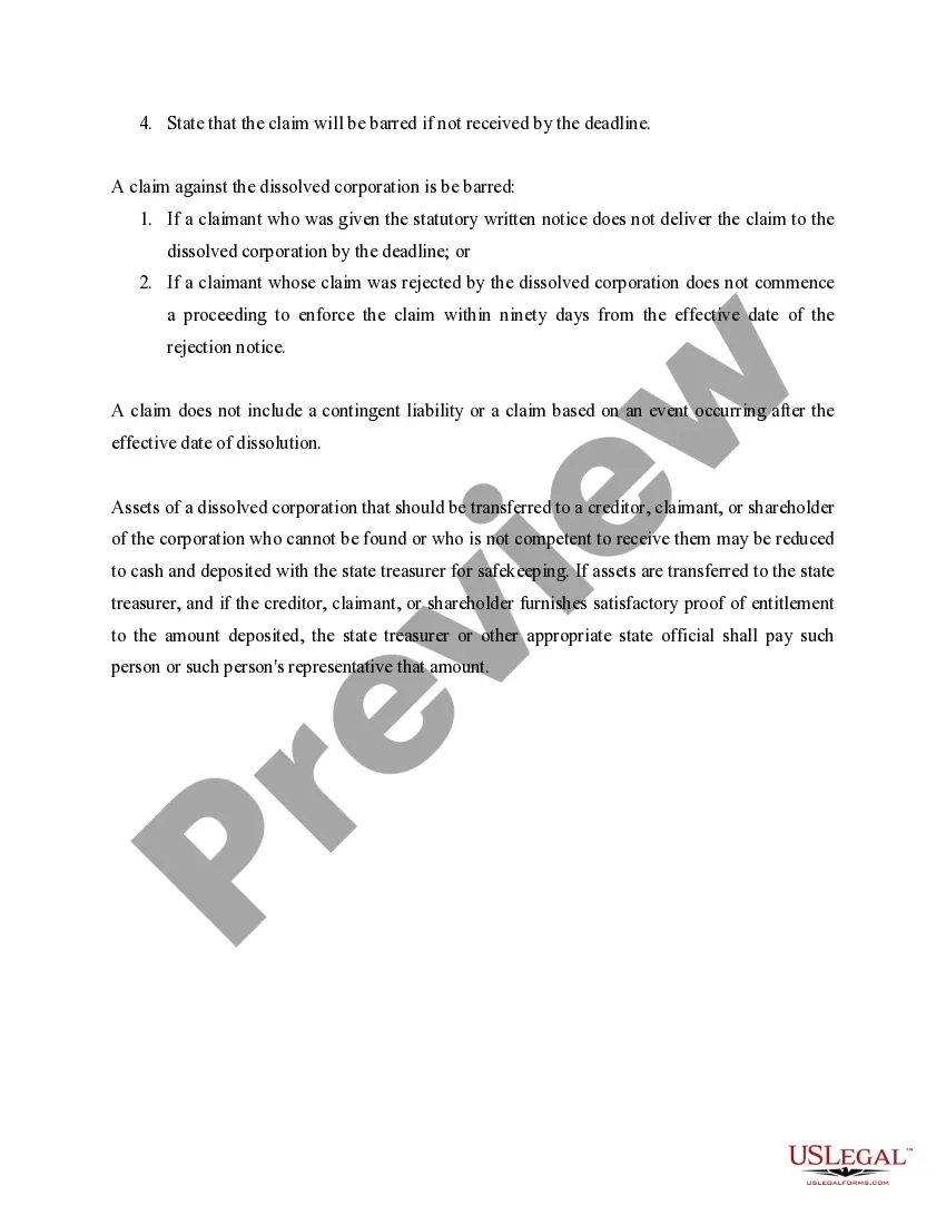 Get Washington Dissolution Package to Dissolve Corporation Preview Washington Dissolution Package to Dissolve Corporation