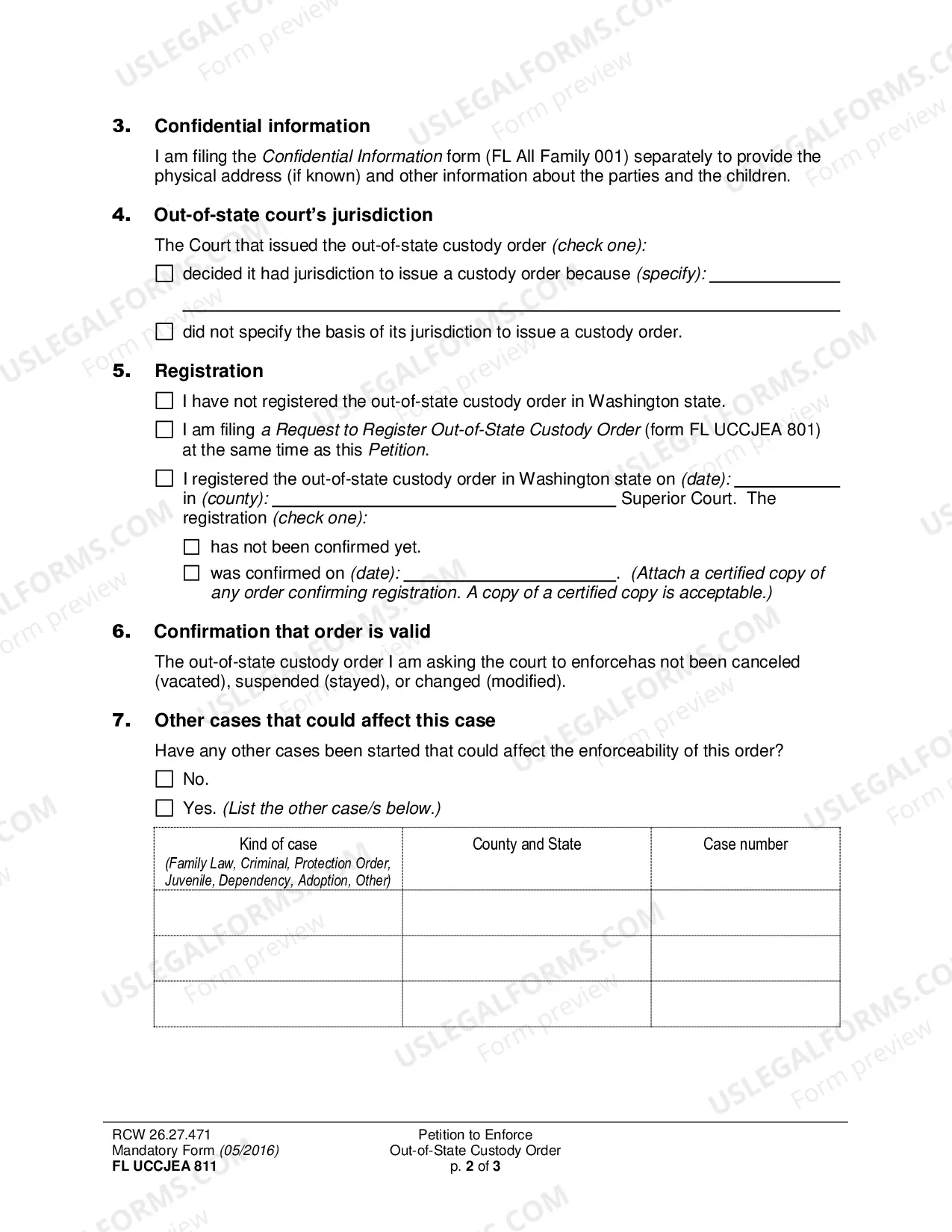 Preview WPF DRPSCU 08.0560 - Petition for Enforcement of Child Custody Determination and