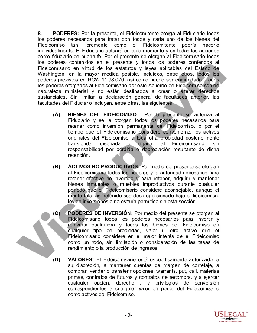 Preview Fideicomiso en vida para esposo y esposa con hijos menores o adultos