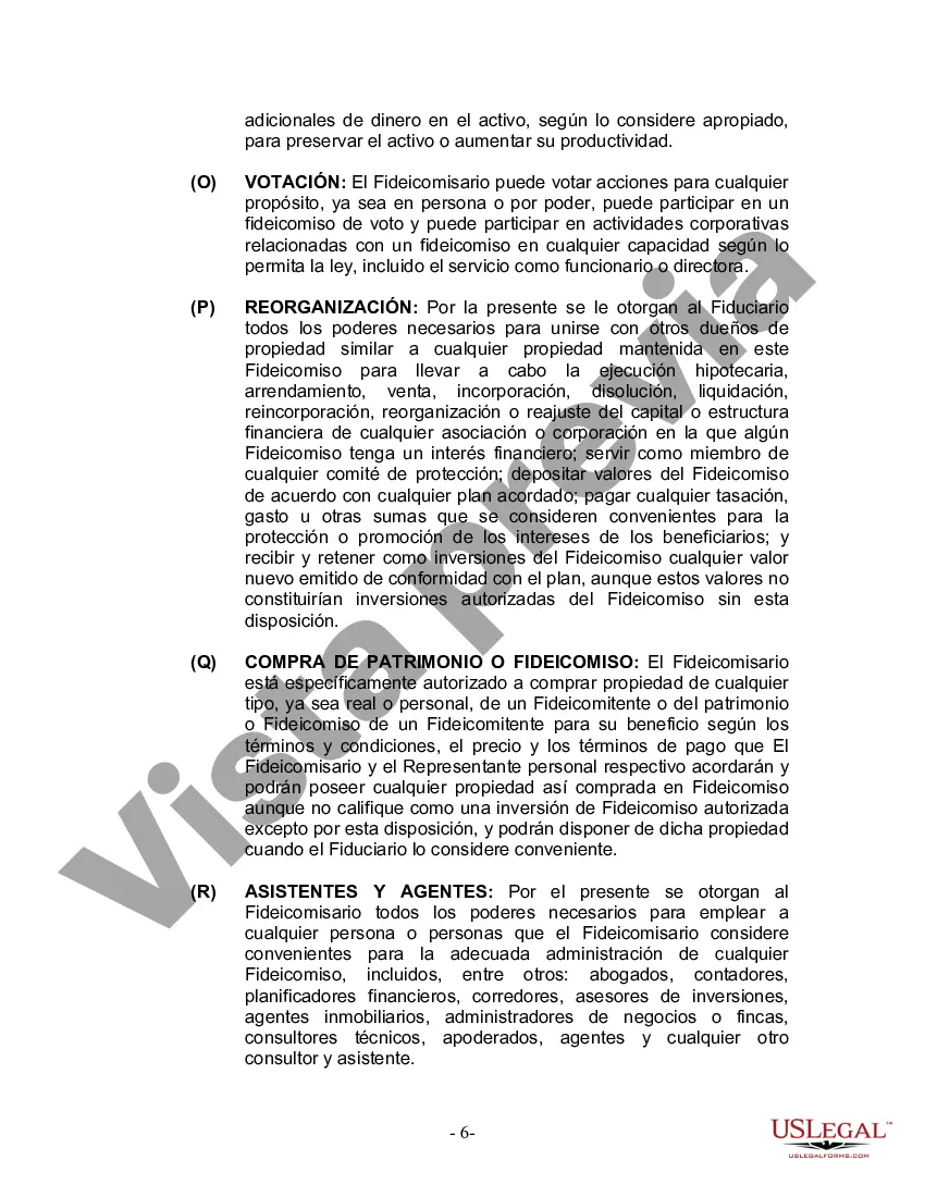 Preview Fideicomiso en vida para esposo y esposa con hijos menores o adultos