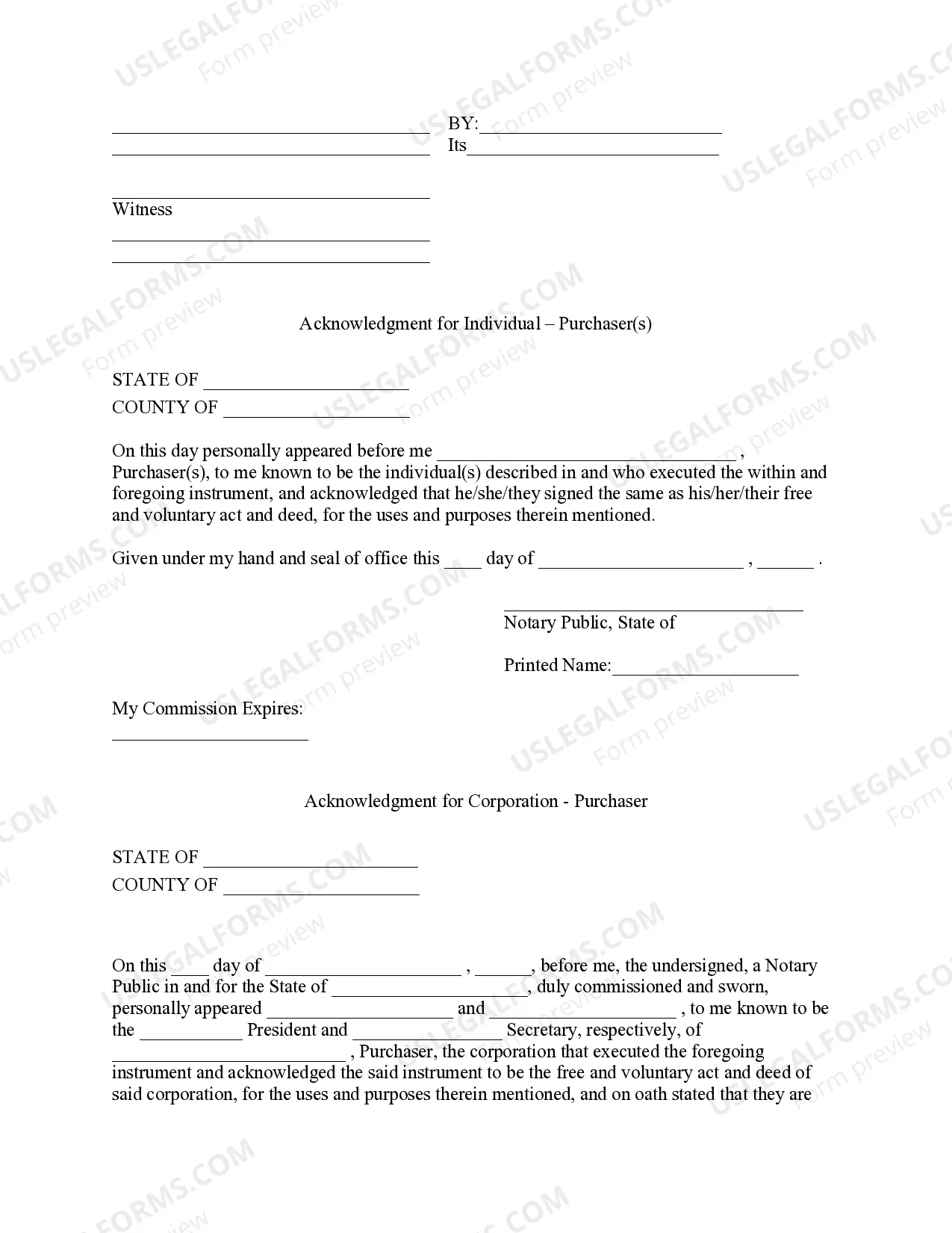 Preview Washington Timber Sale Contract