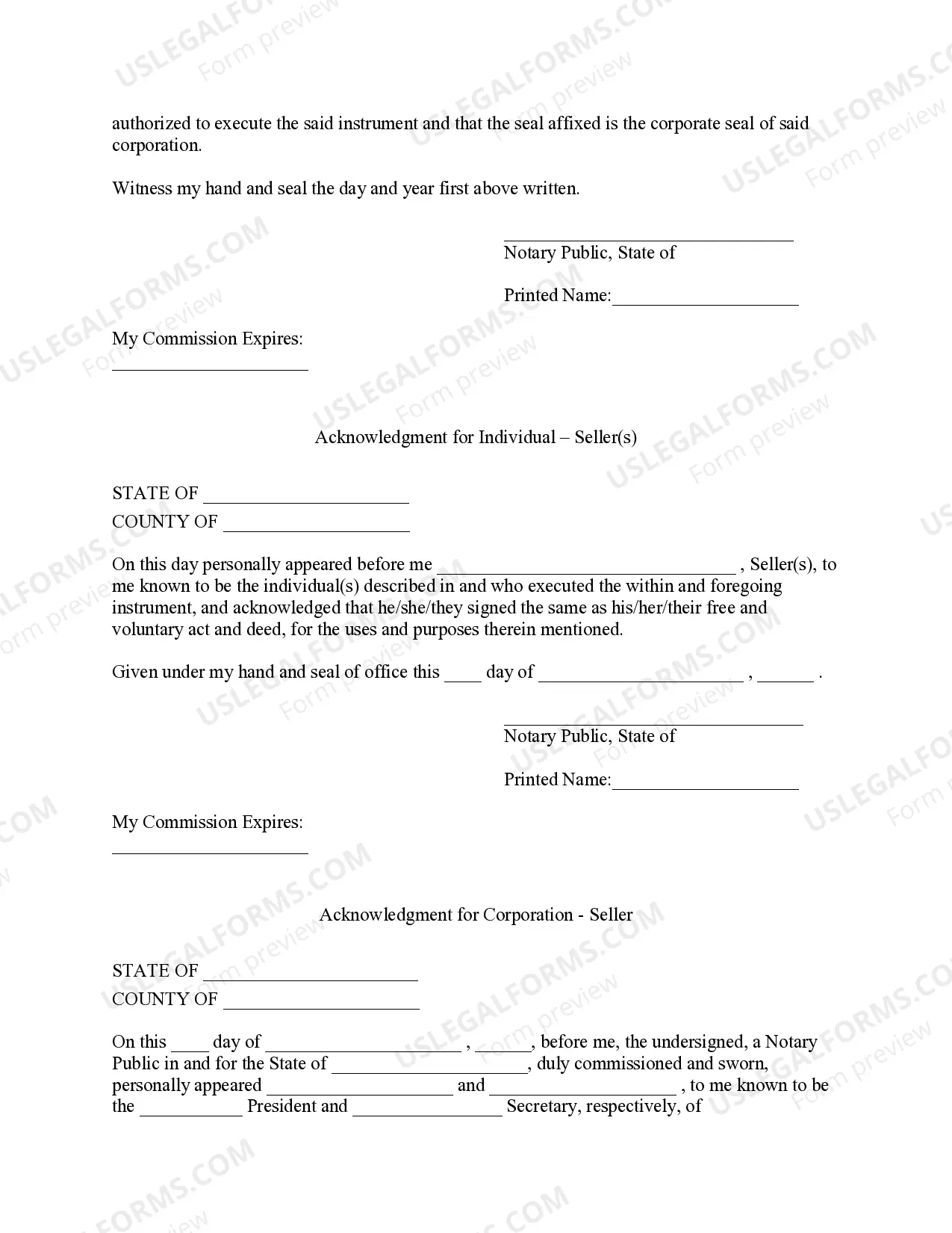 Preview Washington Timber Sale Contract