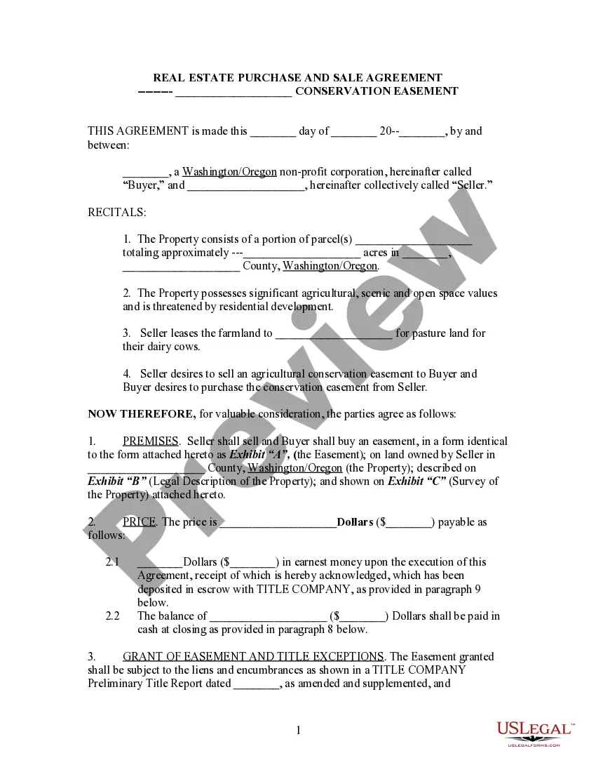 Preview Deed of Easement for Slope Purposes