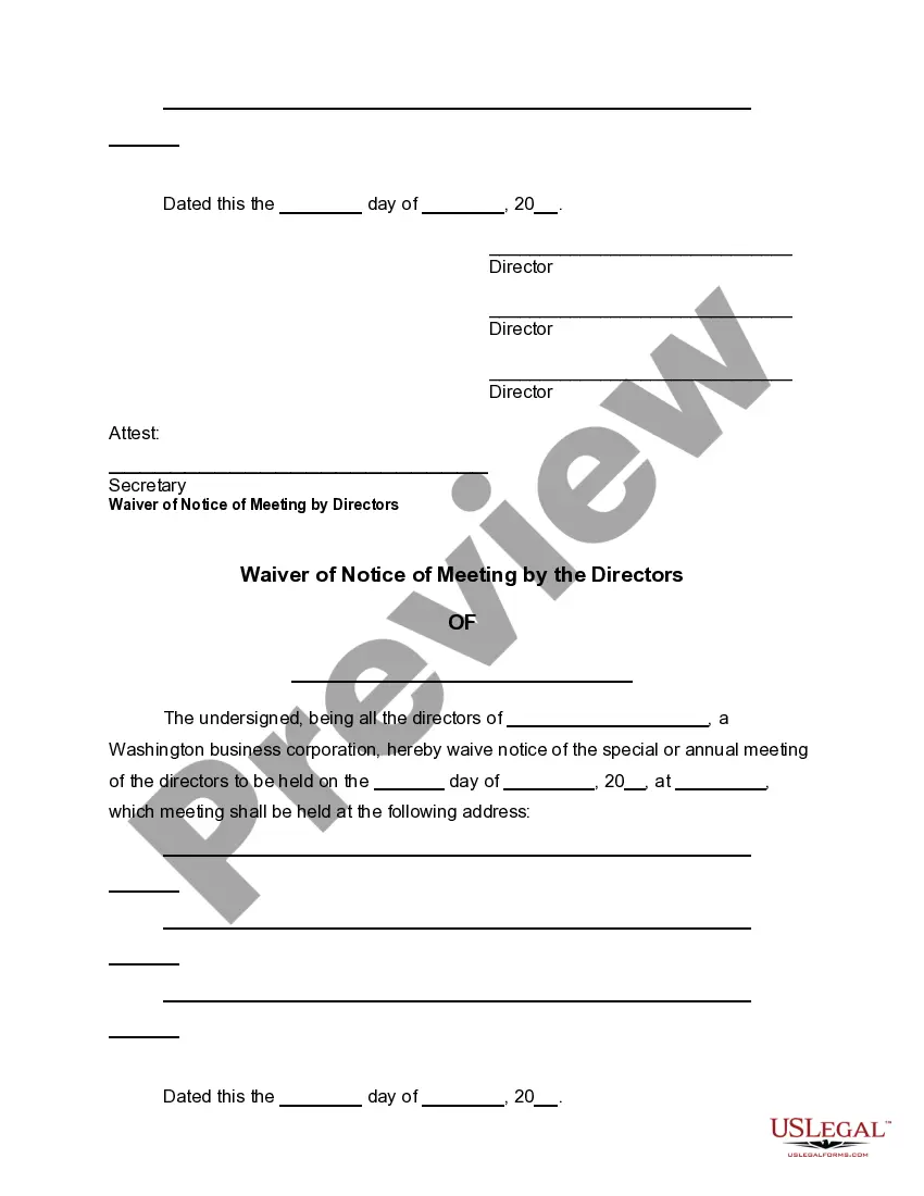 Preview Notices, Resolutions, Simple Stock Ledger and Certificate