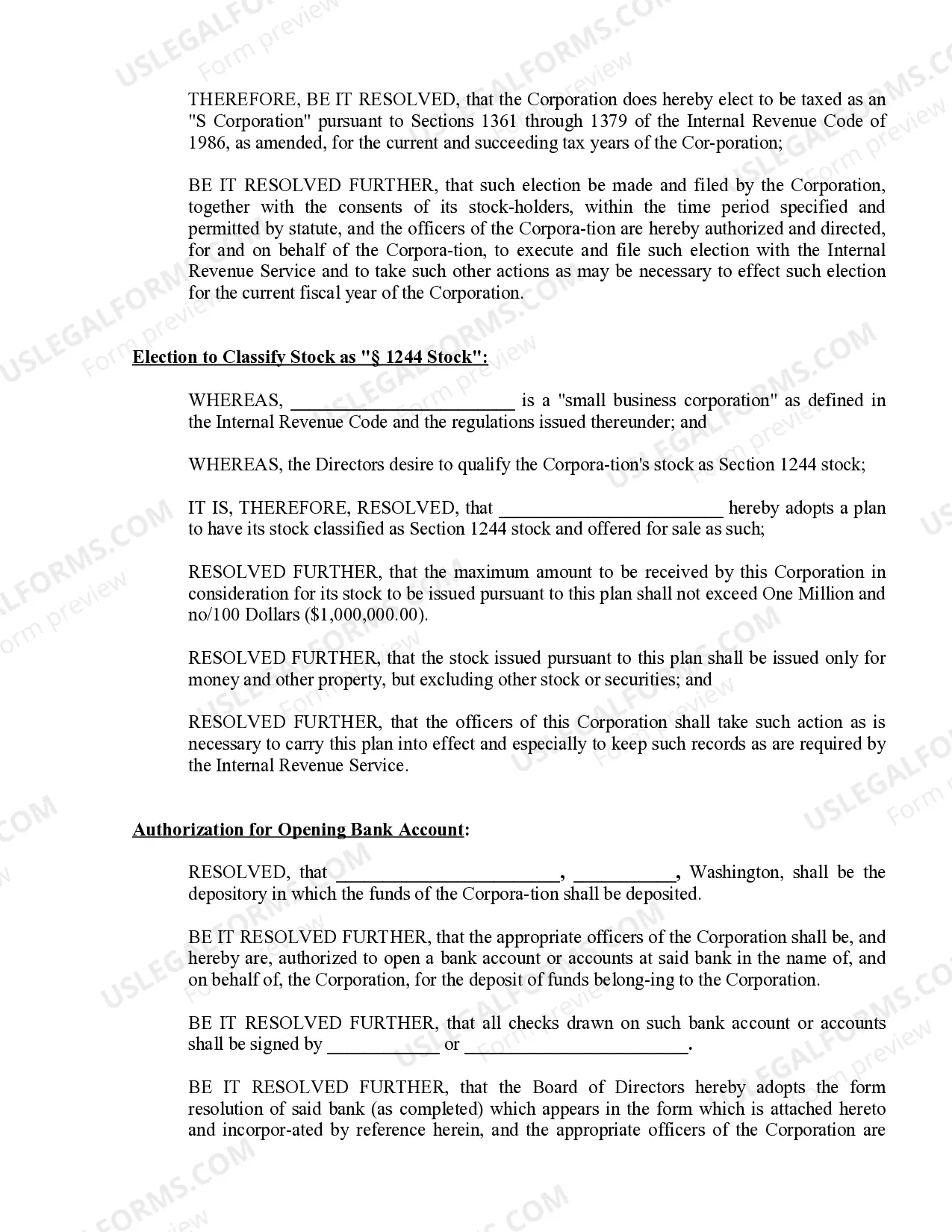 Preview Minutes for Organizational Meeting