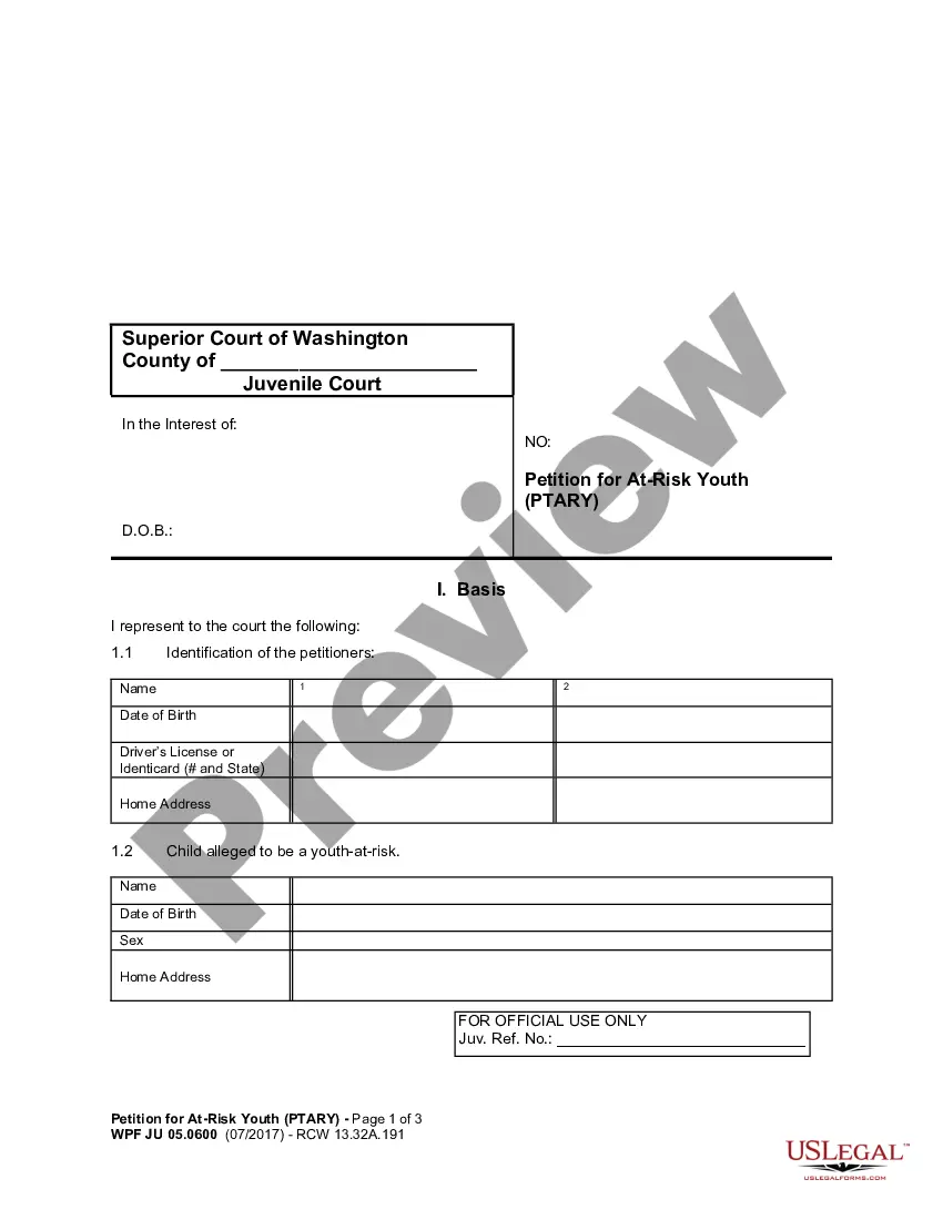 washington-ju-05-0600-petition-for-at-risk-youth-chins-petition