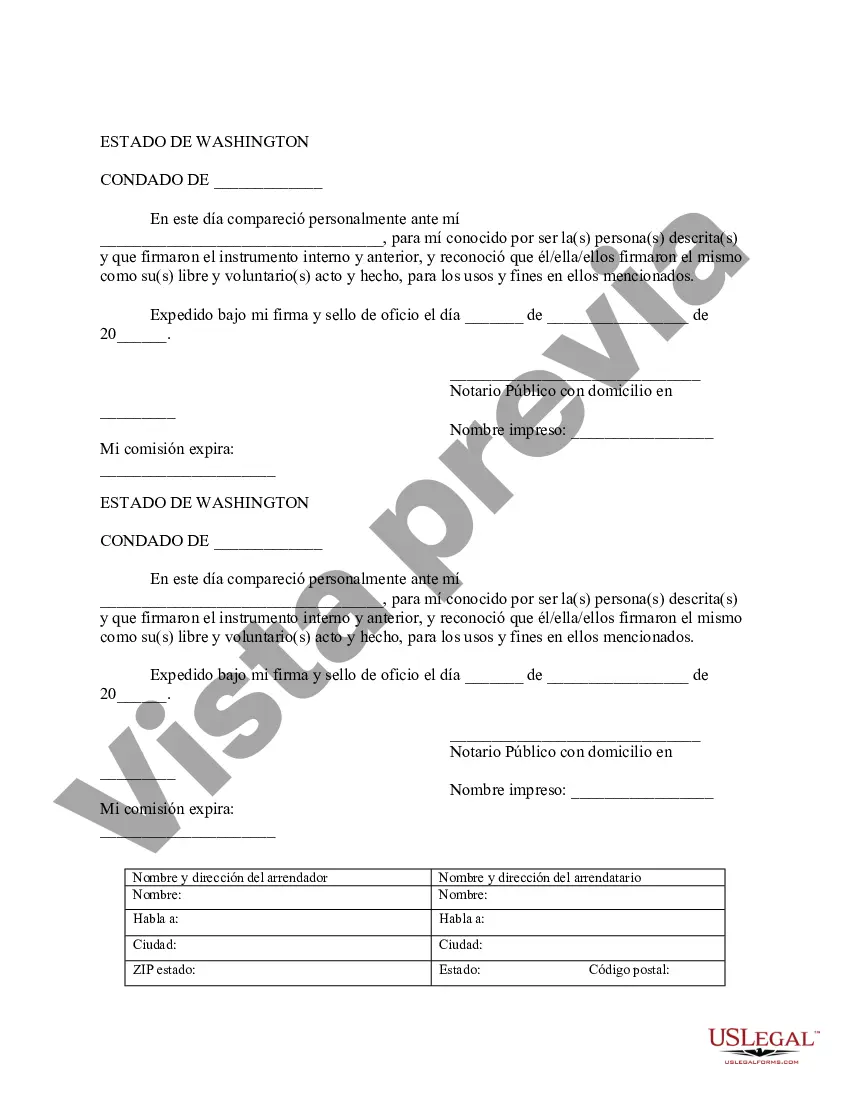 Preview Aviso de Arrendamiento para Grabación