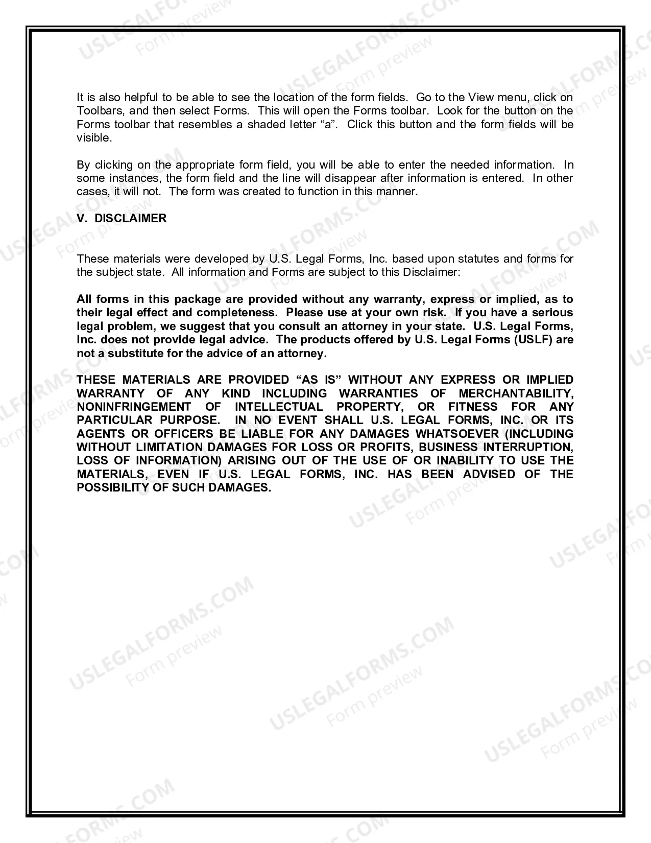 Preview Washington General Partnership Package