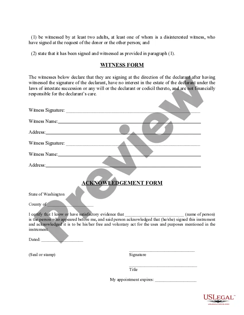 Preview Revised Uniform Anatomical Gift Act Donation