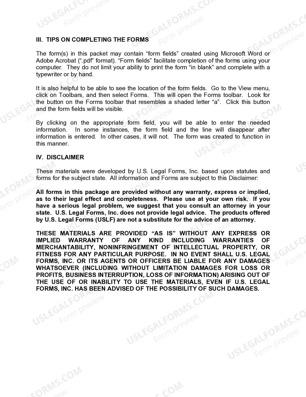 Preview Washington Annual Financial Checkup Package