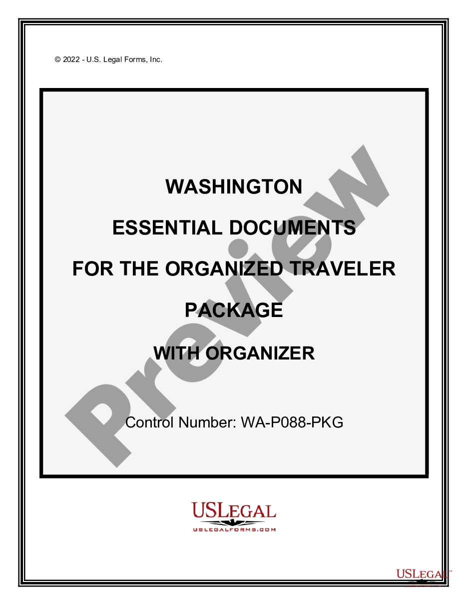 page 0 Essential Documents for the Organized Traveler Package with Personal Organizer preview