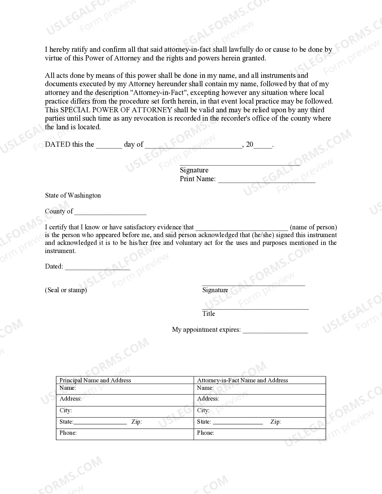 Preview Special or Limited Power of Attorney for Real Estate Sales Transaction By Seller