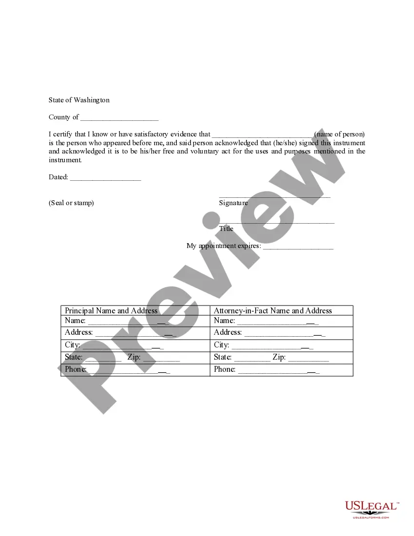 Preview Limited Power of Attorney where you Specify Powers with Sample Powers Included