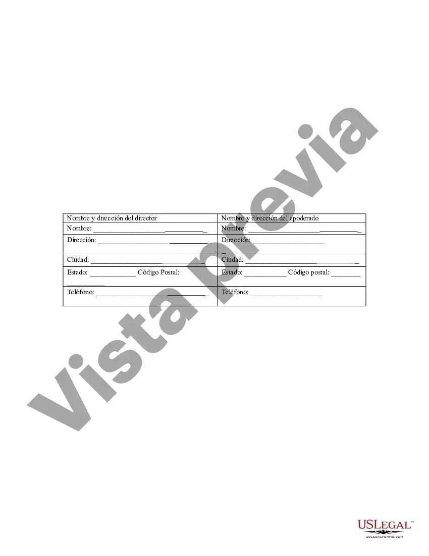 Preview Poder especial duradero para asuntos de cuentas bancarias
