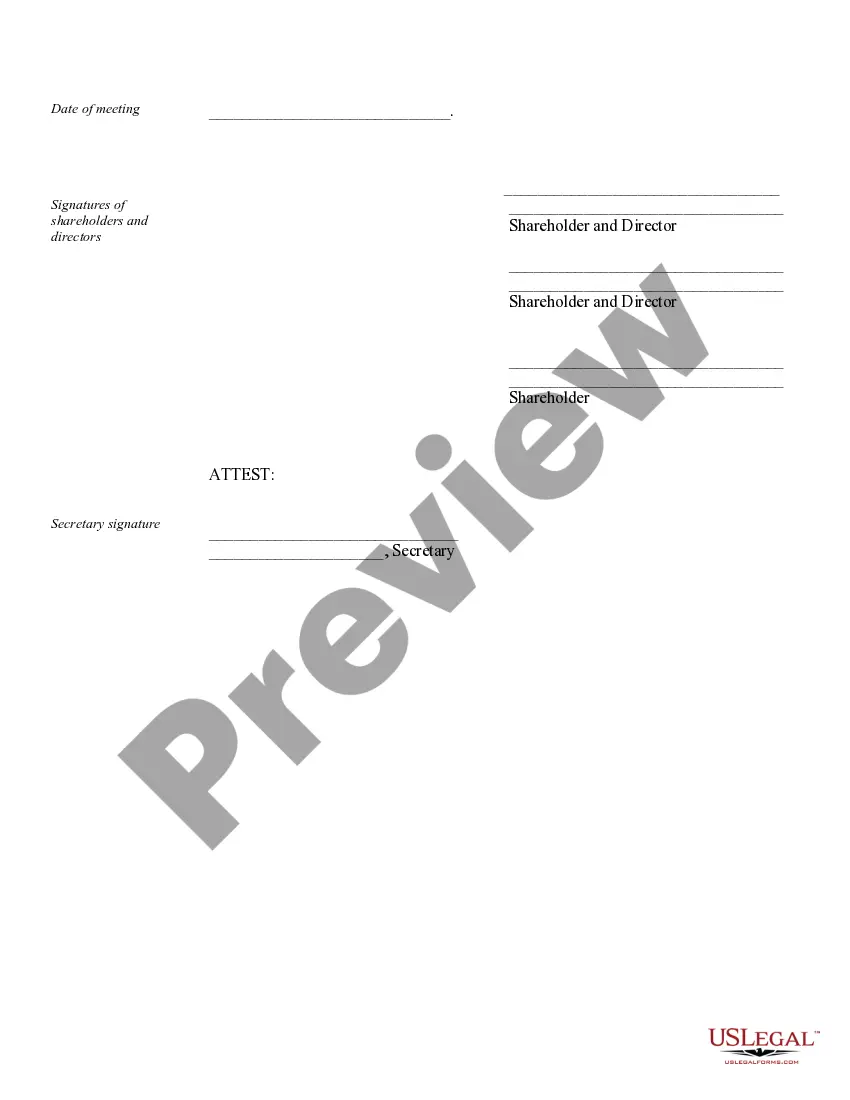 Get Sample Annual Minutes for a Washington Professional Corporation Preview Sample Annual Minutes for a Washington Professional Corporation