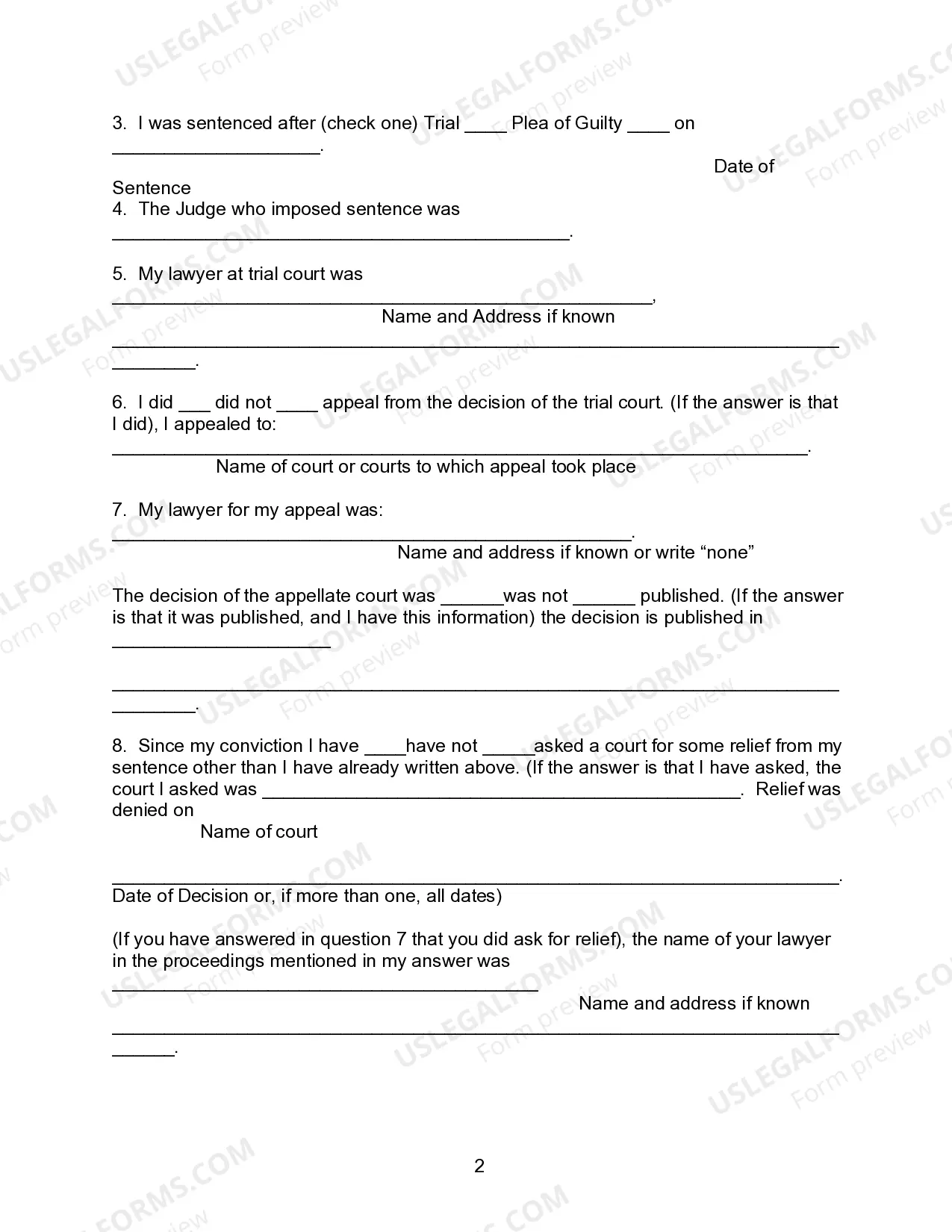 Preview Personal Restraint Petition