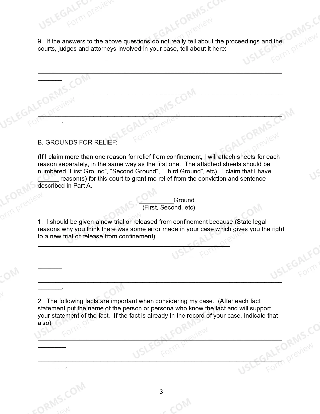 Preview Personal Restraint Petition