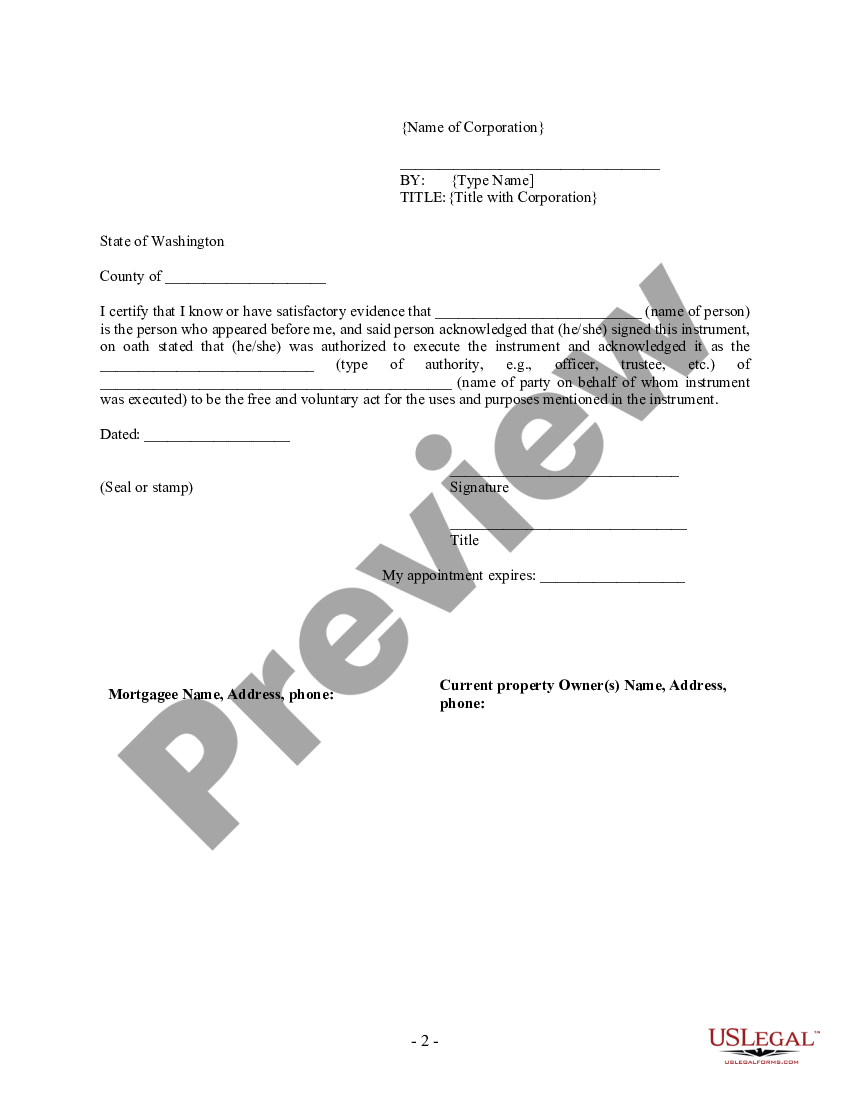 assignment of deed of trust washington state