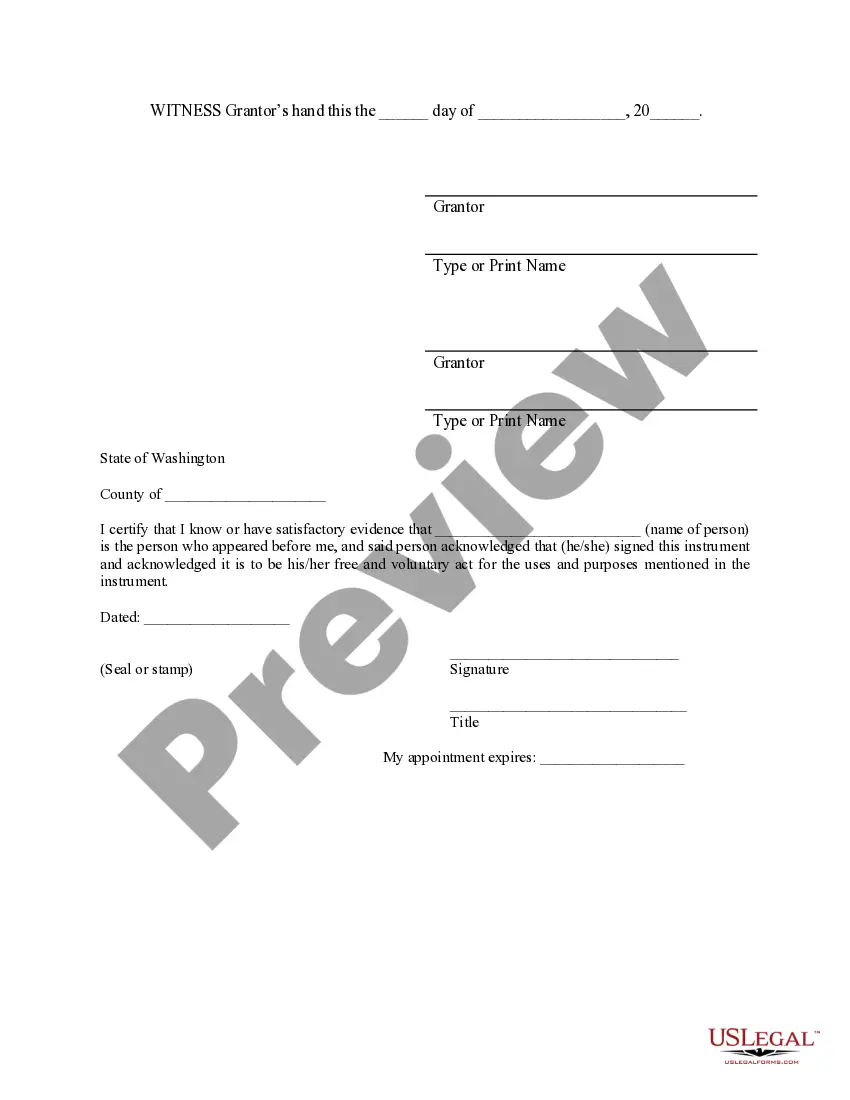 Preview Warranty Deed for Conversion of Community Property to Joint Tenancy